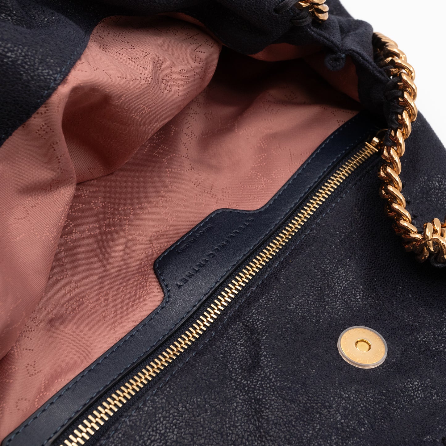 Falabella Tote Blue Gold