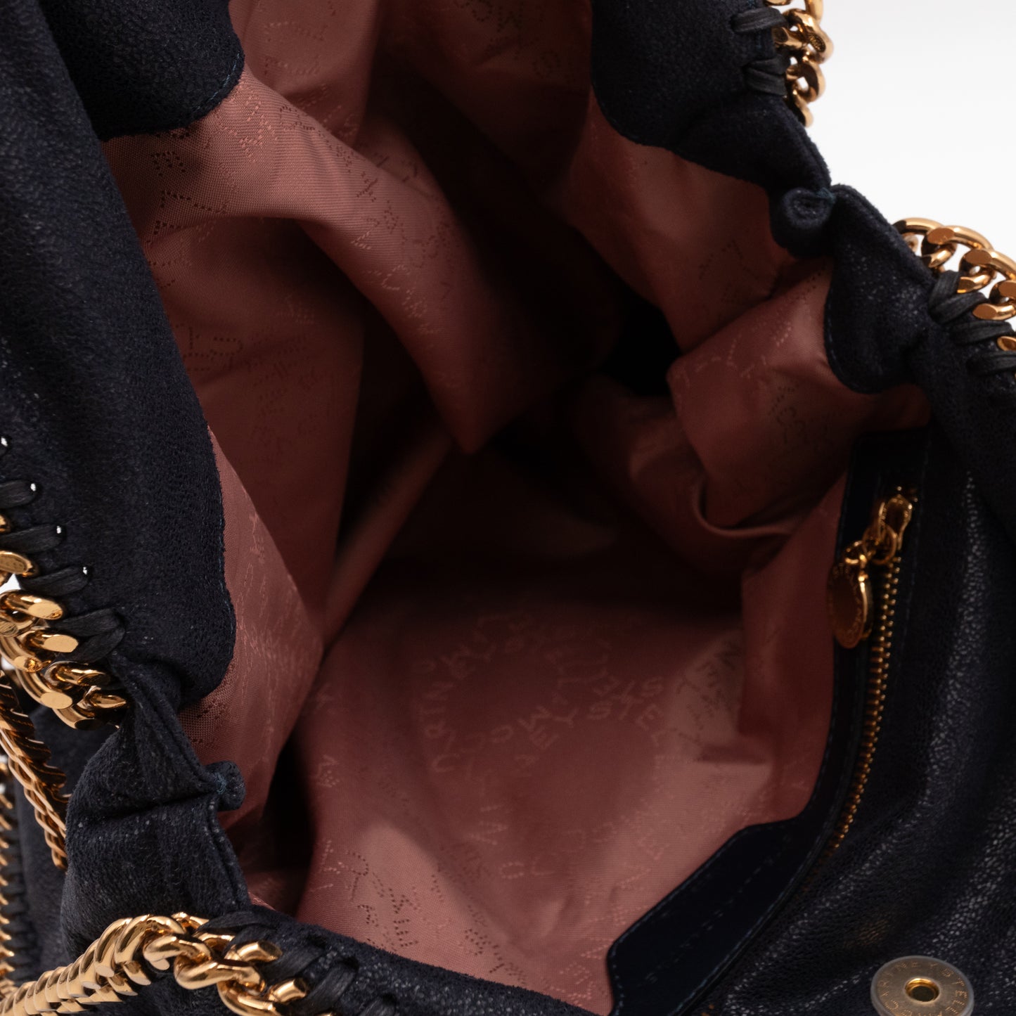 Falabella Tote Blue Gold