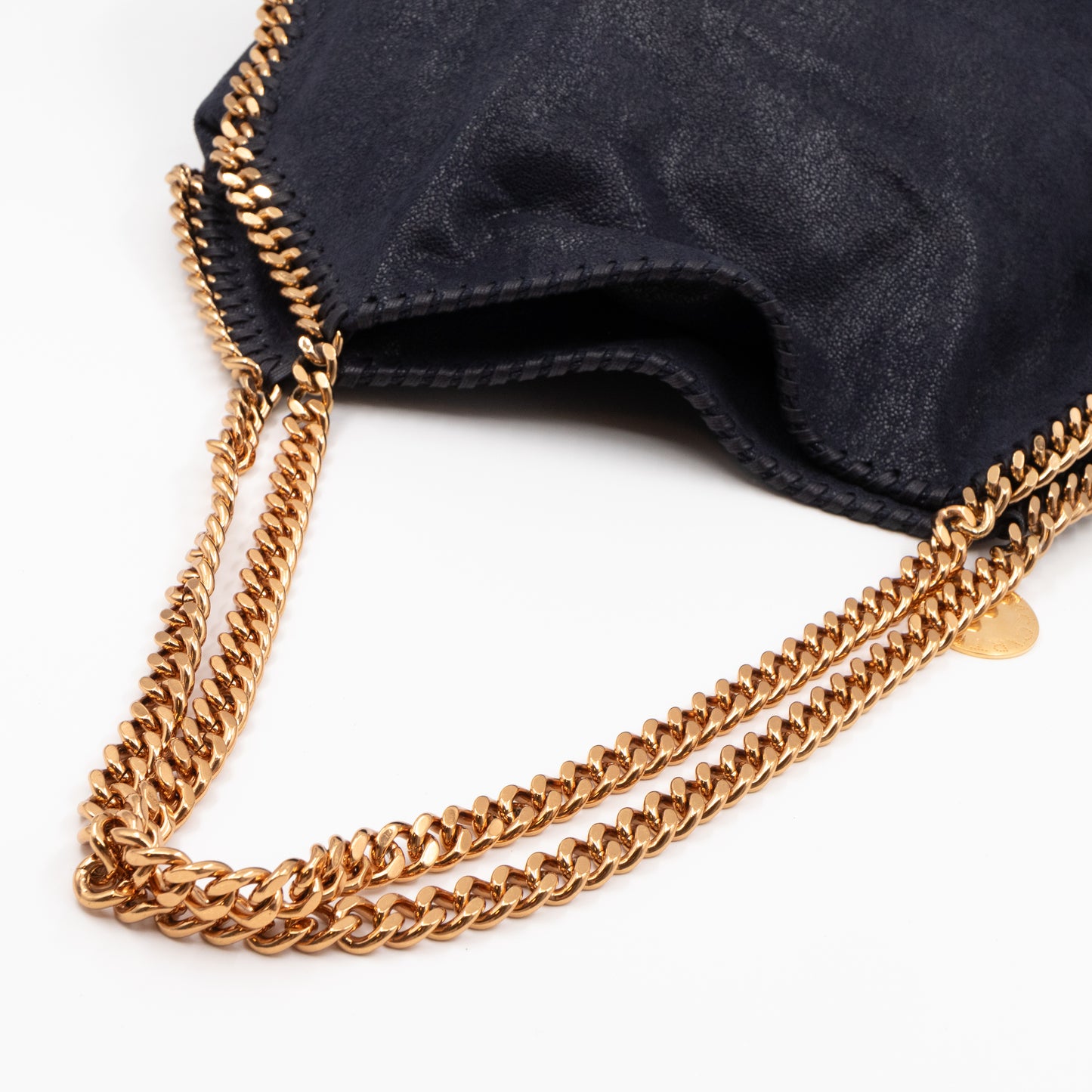 Falabella Tote Blue Gold