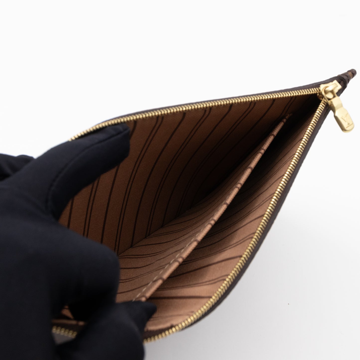 Neverfull Pochette Monogram Beige