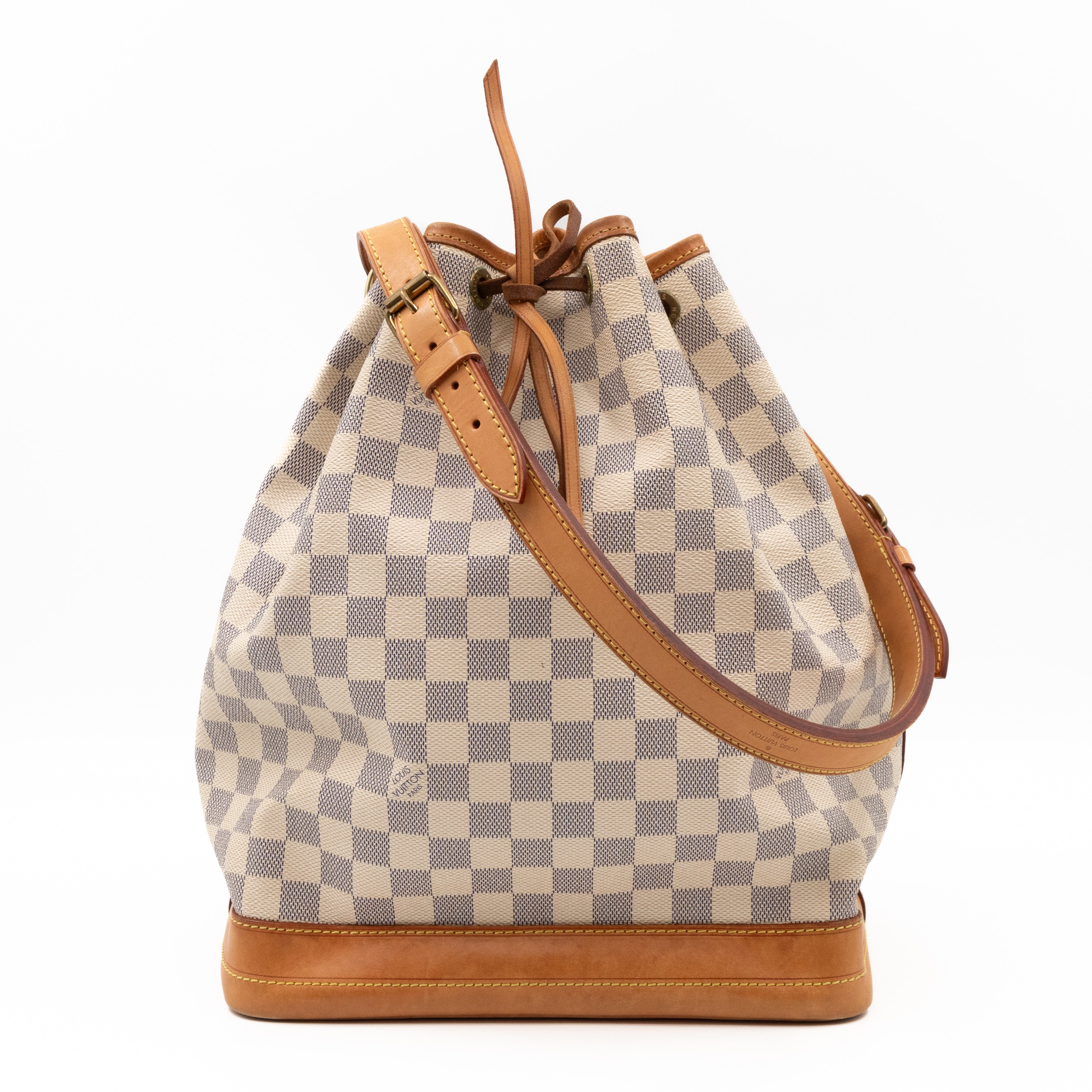 Louis Vuitton Damier Azur Noe BB - White Shoulder Bags, Handbags - LOU96347