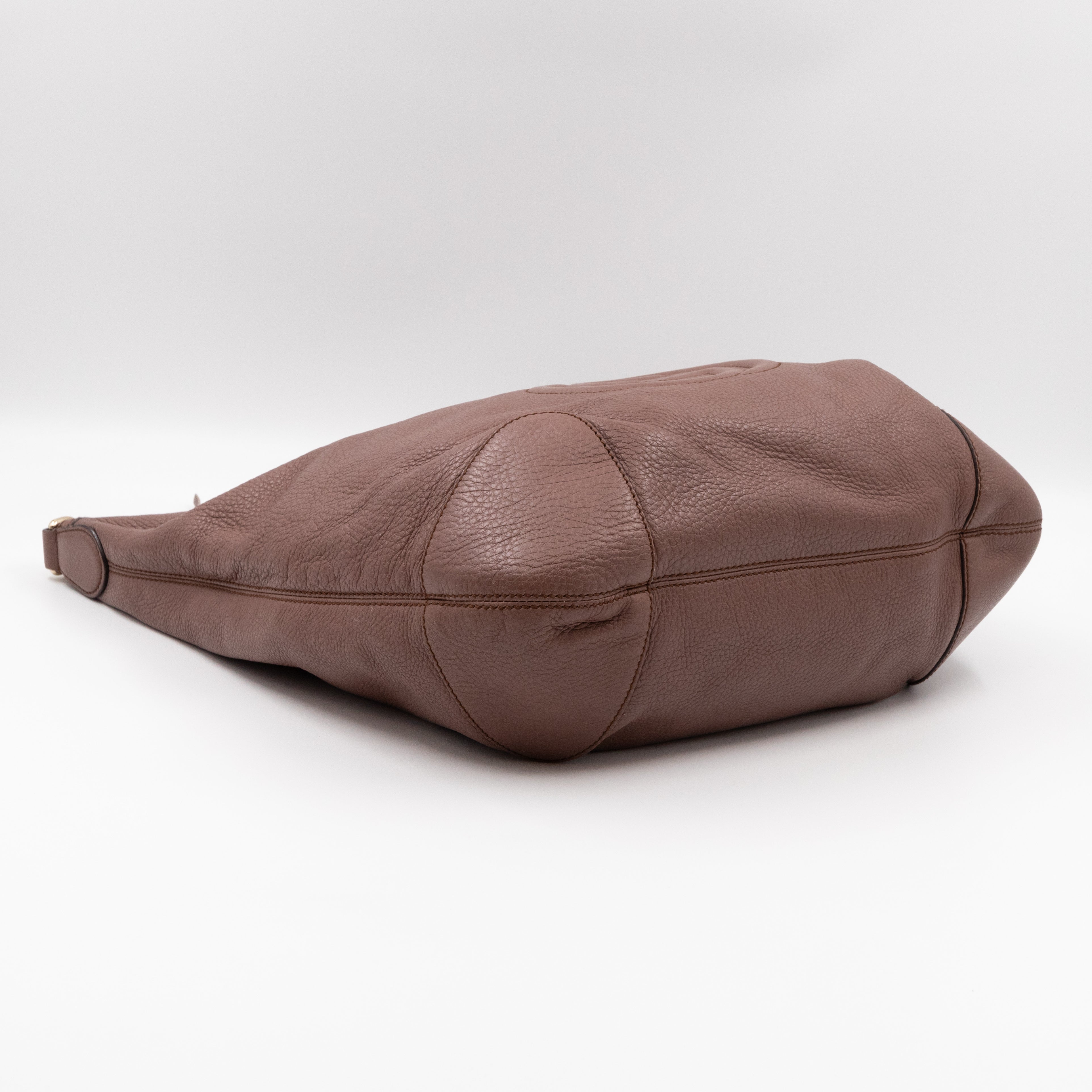 Soho Chain Hobo Leather Purple