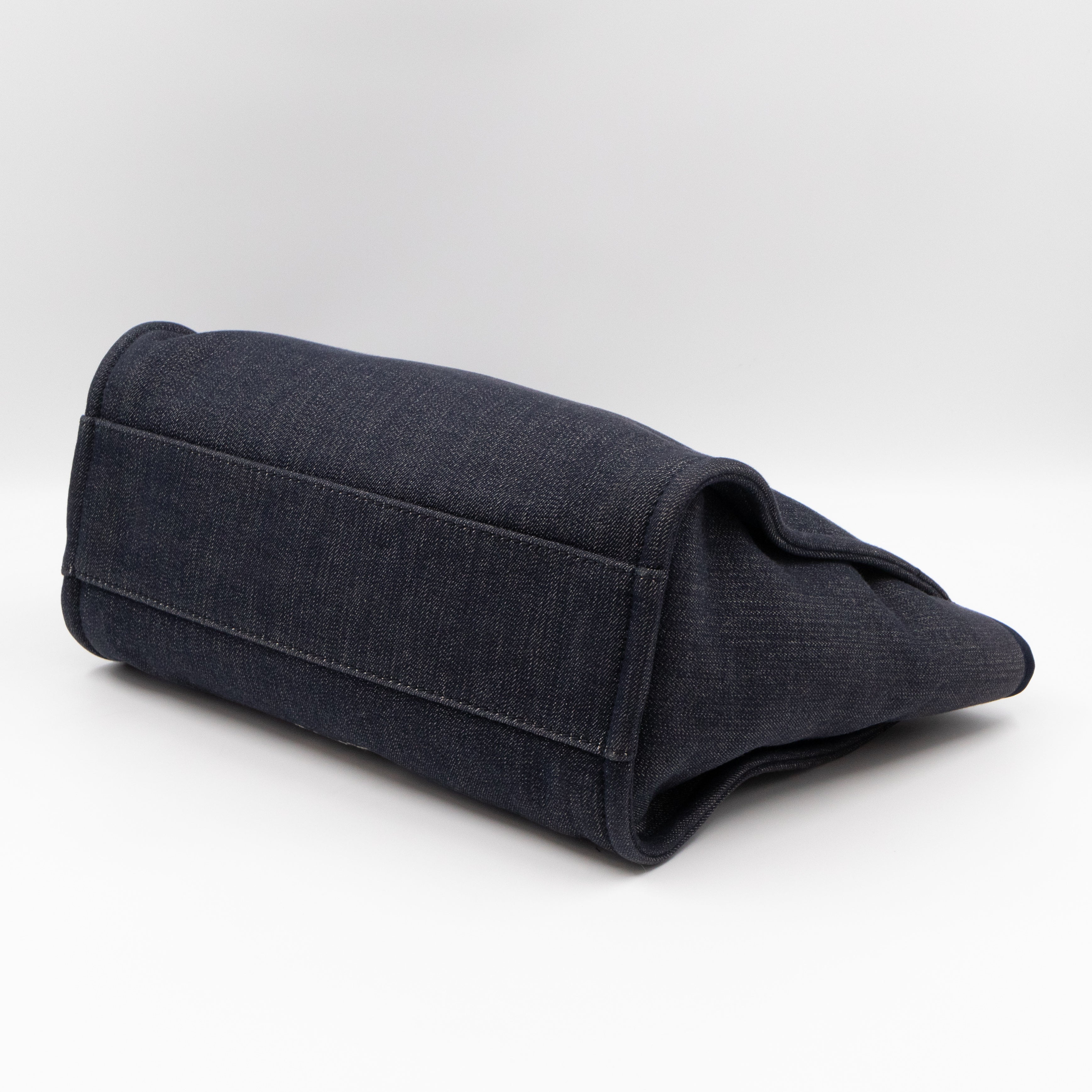 Deauville Medium Tote Dark Blue Canvas