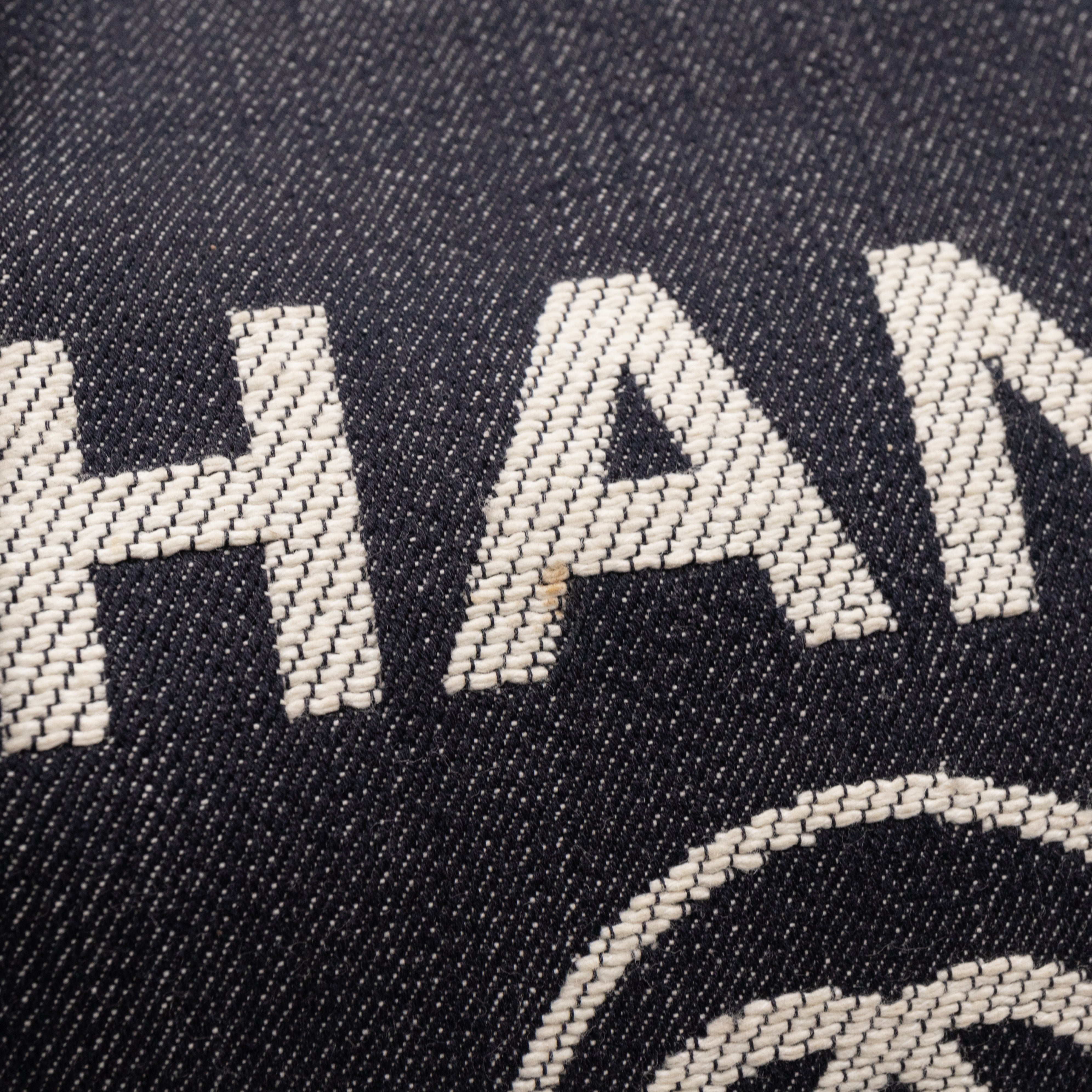 Deauville Medium Tote Dark Blue Canvas