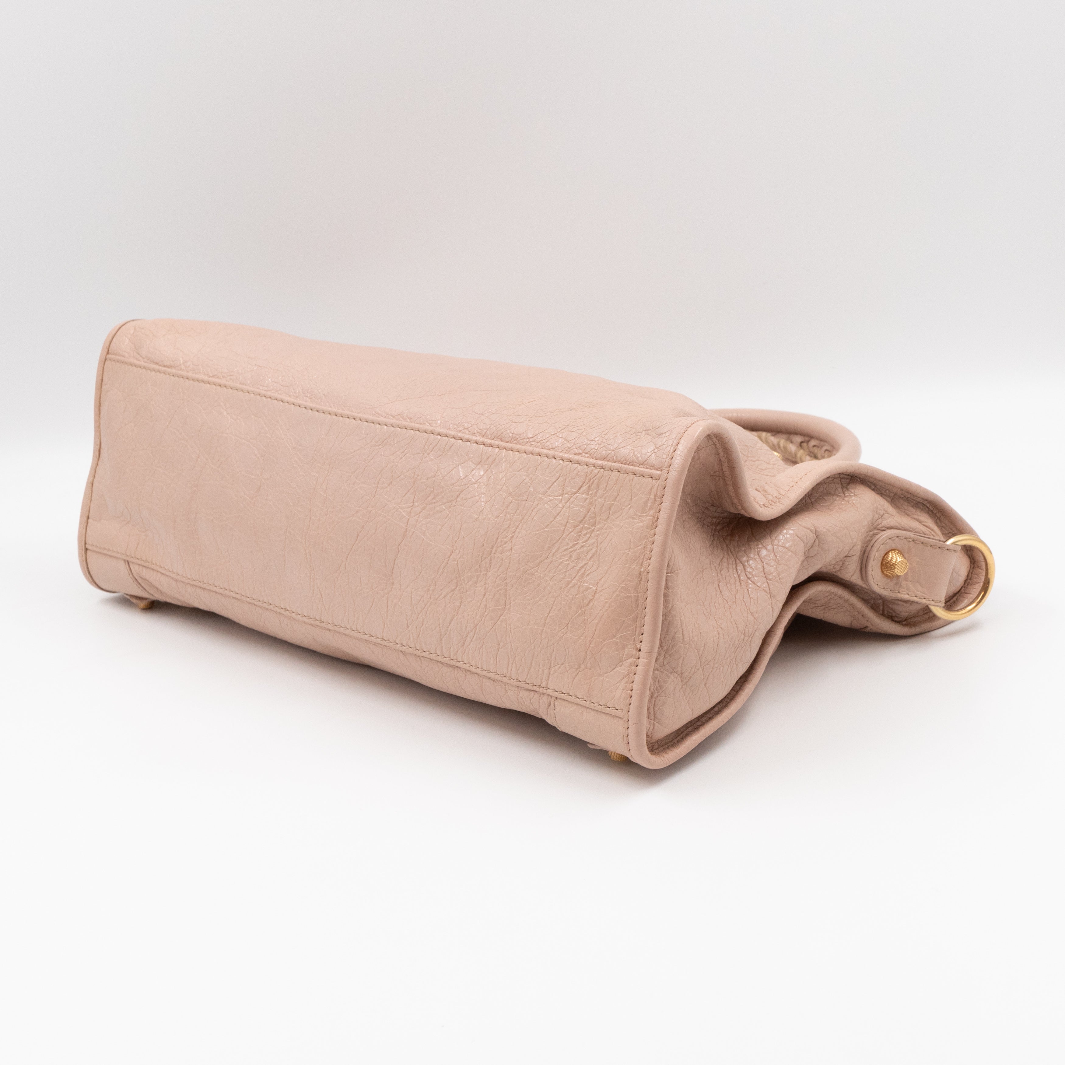 City Giant 12 Light Pink Leather Gold