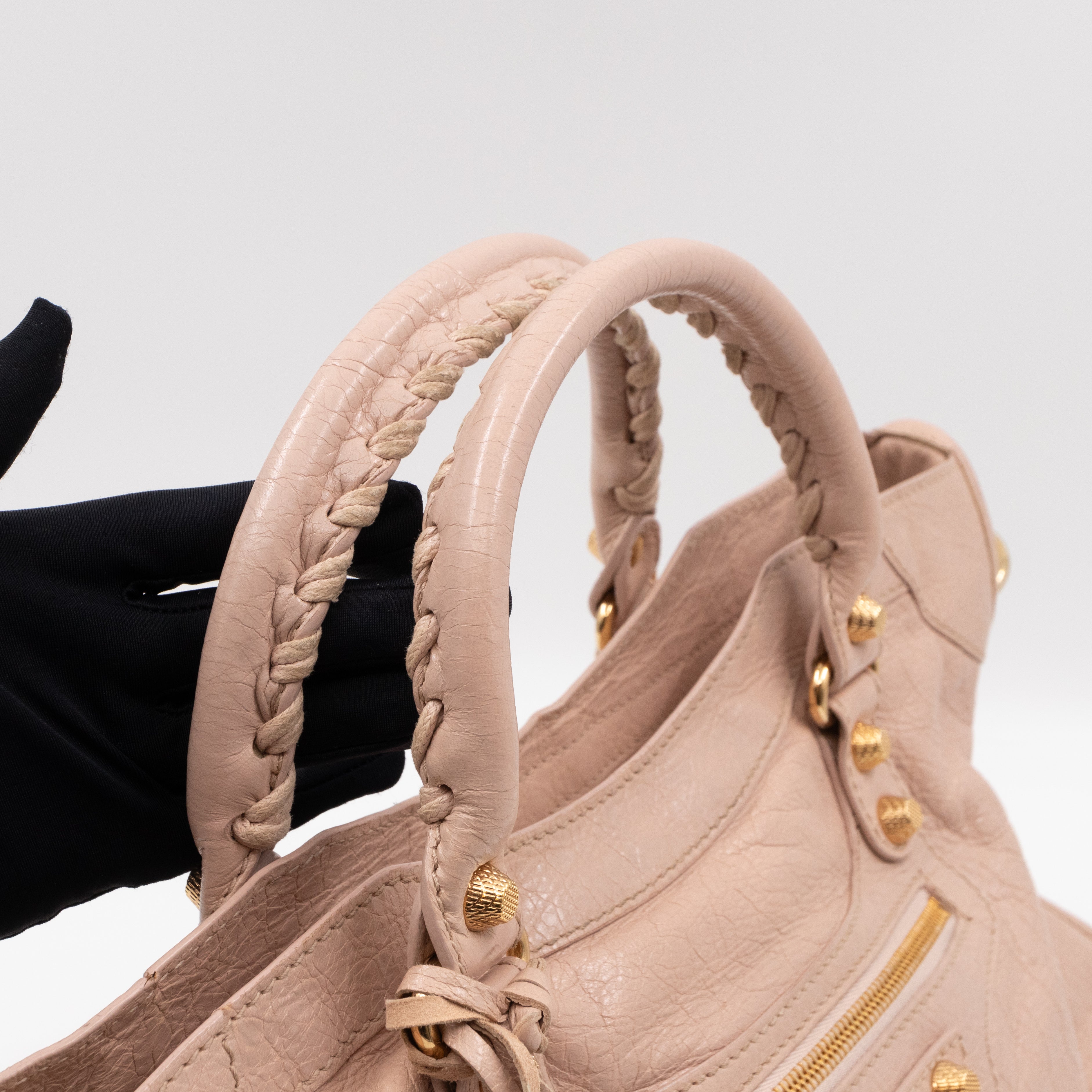 City Giant 12 Light Pink Leather Gold