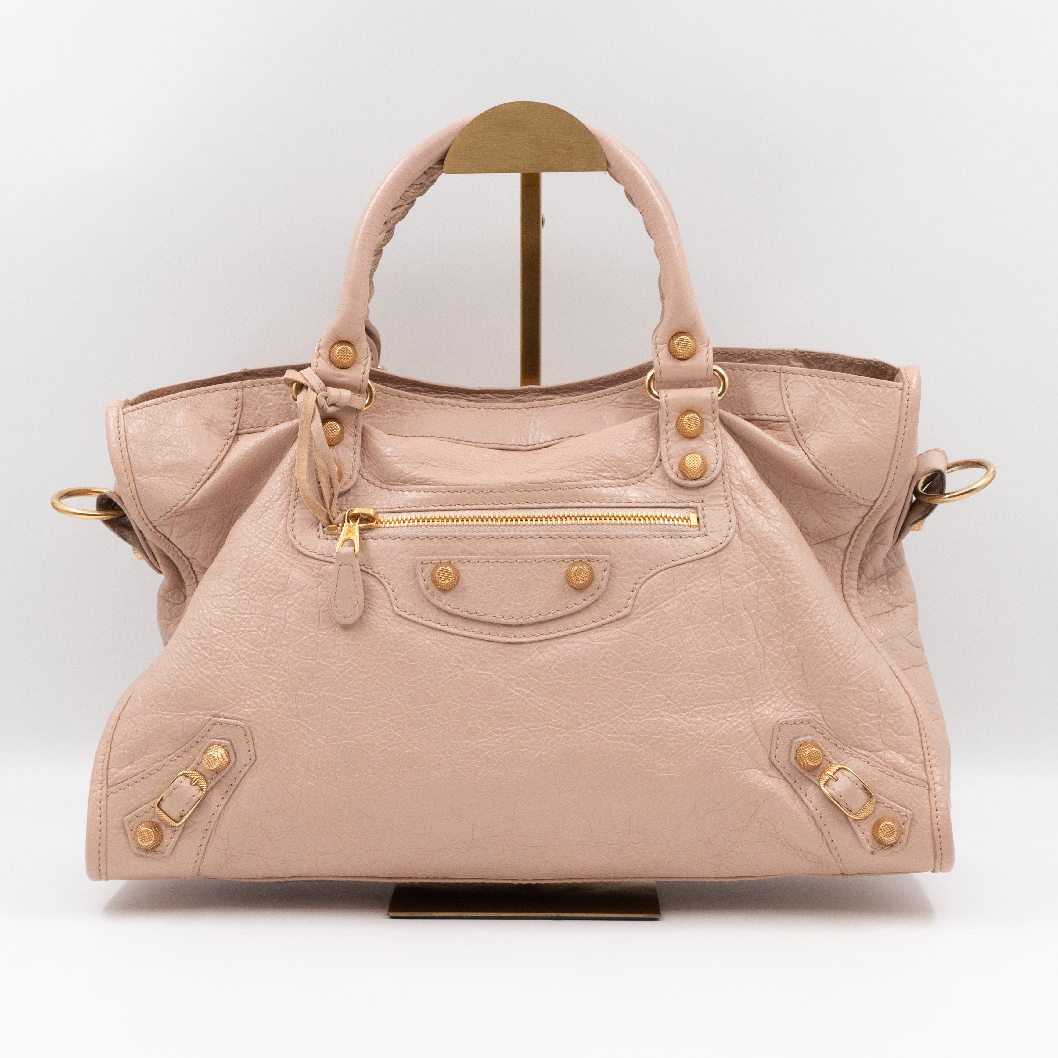 City Giant 12 Light Pink Leather Gold