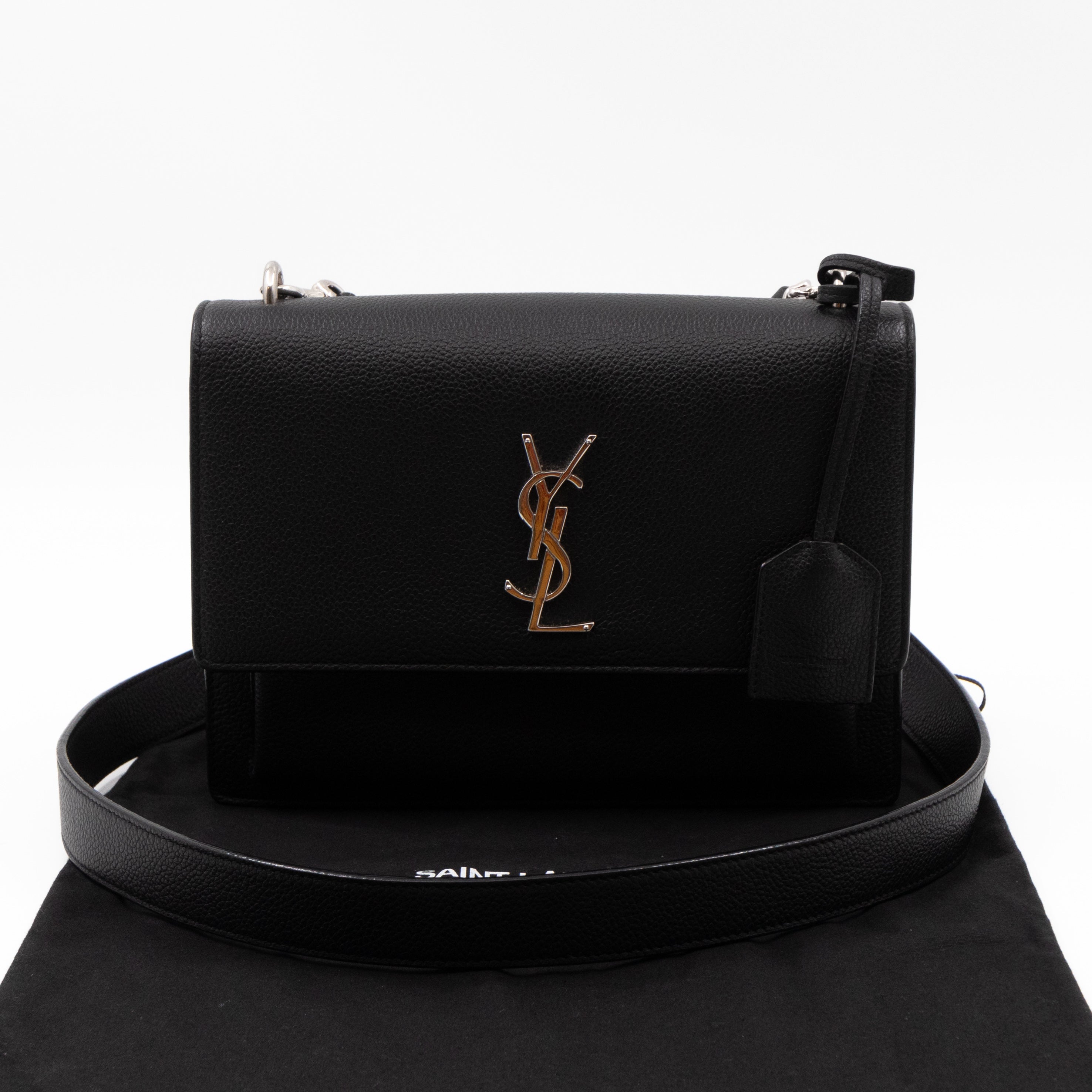 Sunset Medium Grained Leather Black