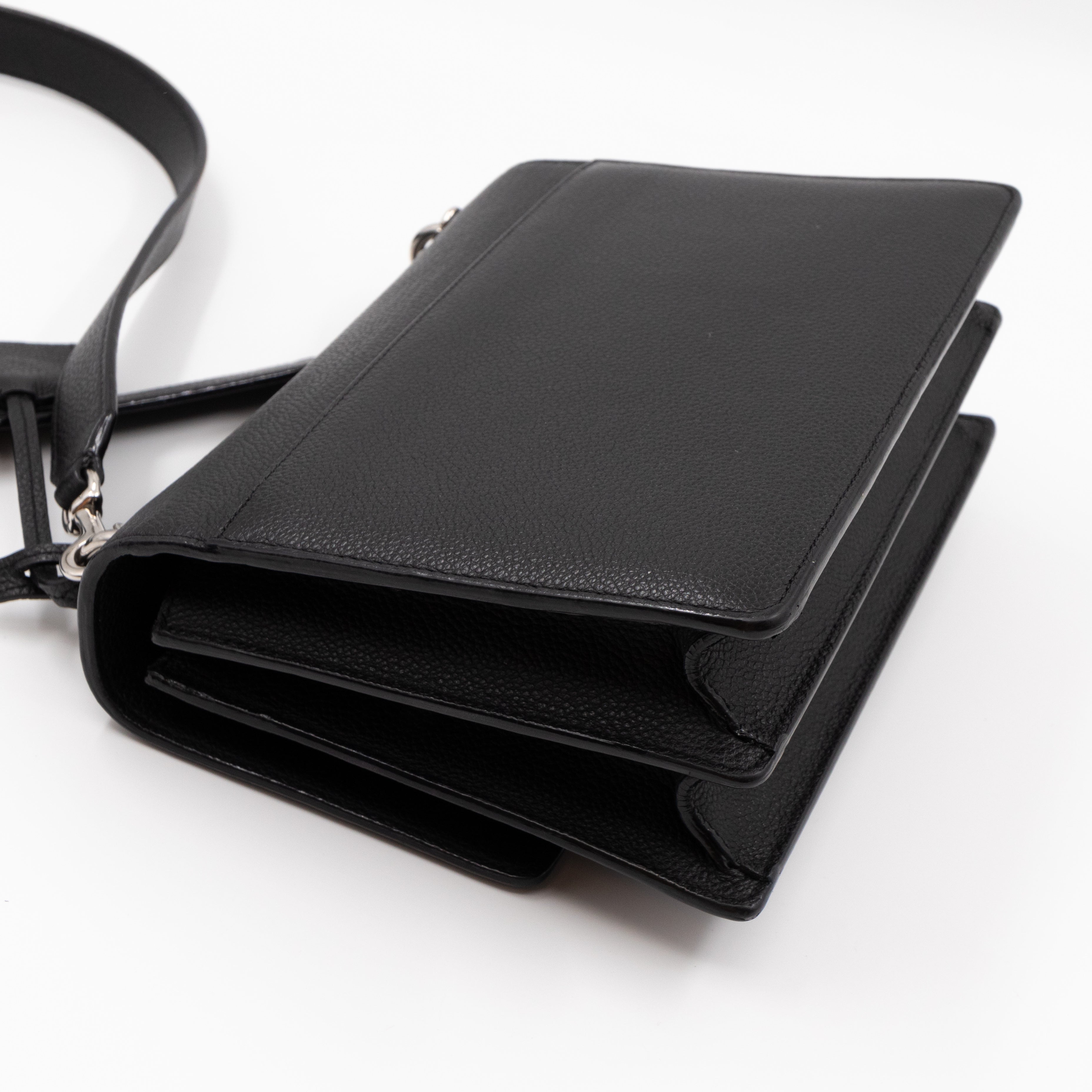 Sunset Medium Grained Leather Black