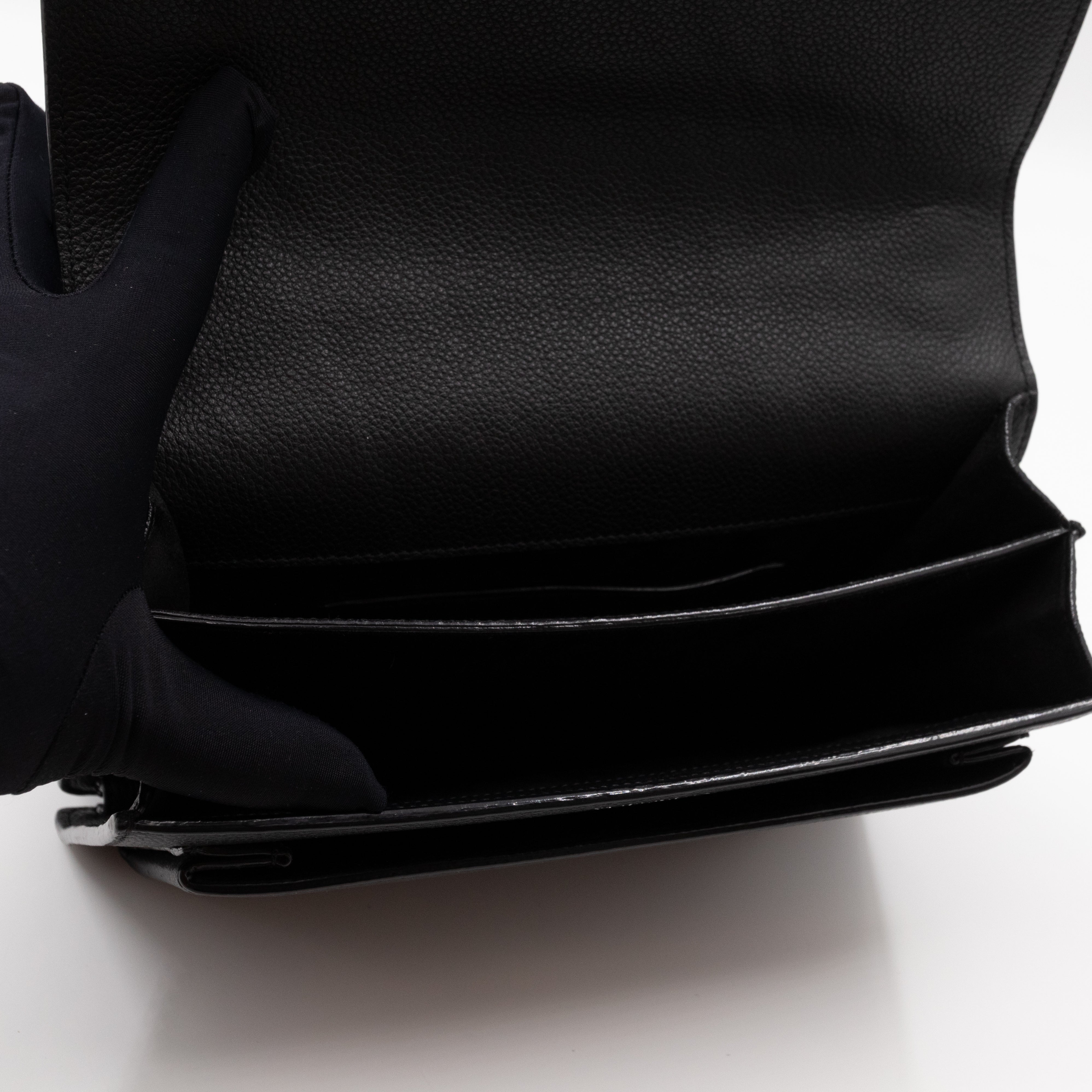 Sunset Medium Grained Leather Black