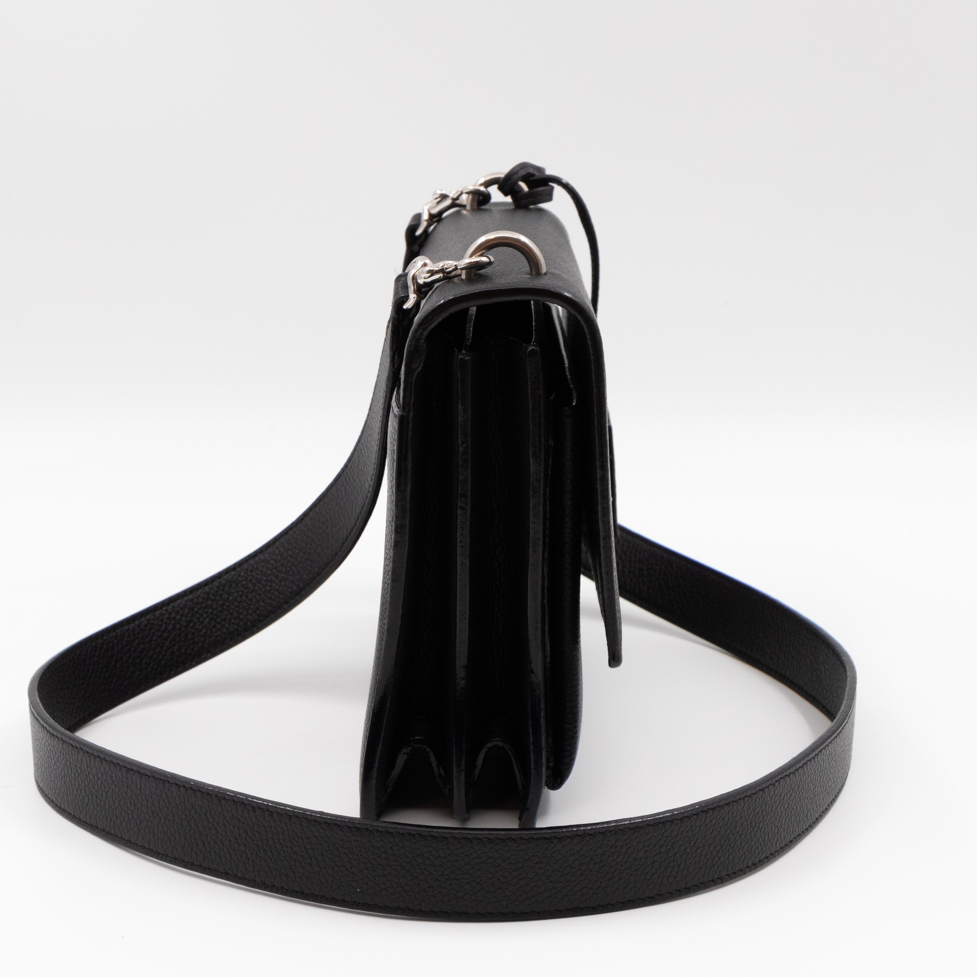 Sunset Medium Grained Leather Black