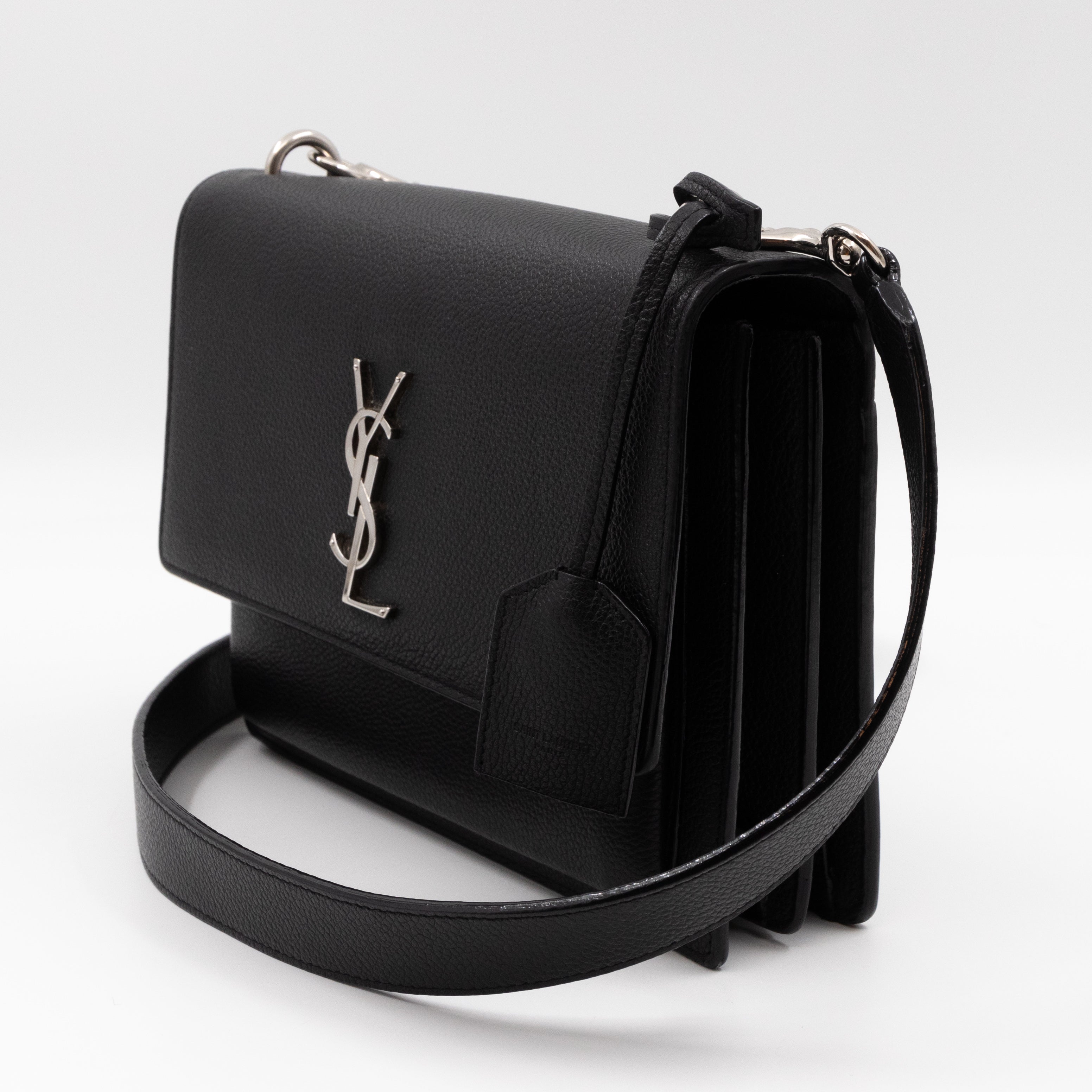 Sunset Medium Grained Leather Black