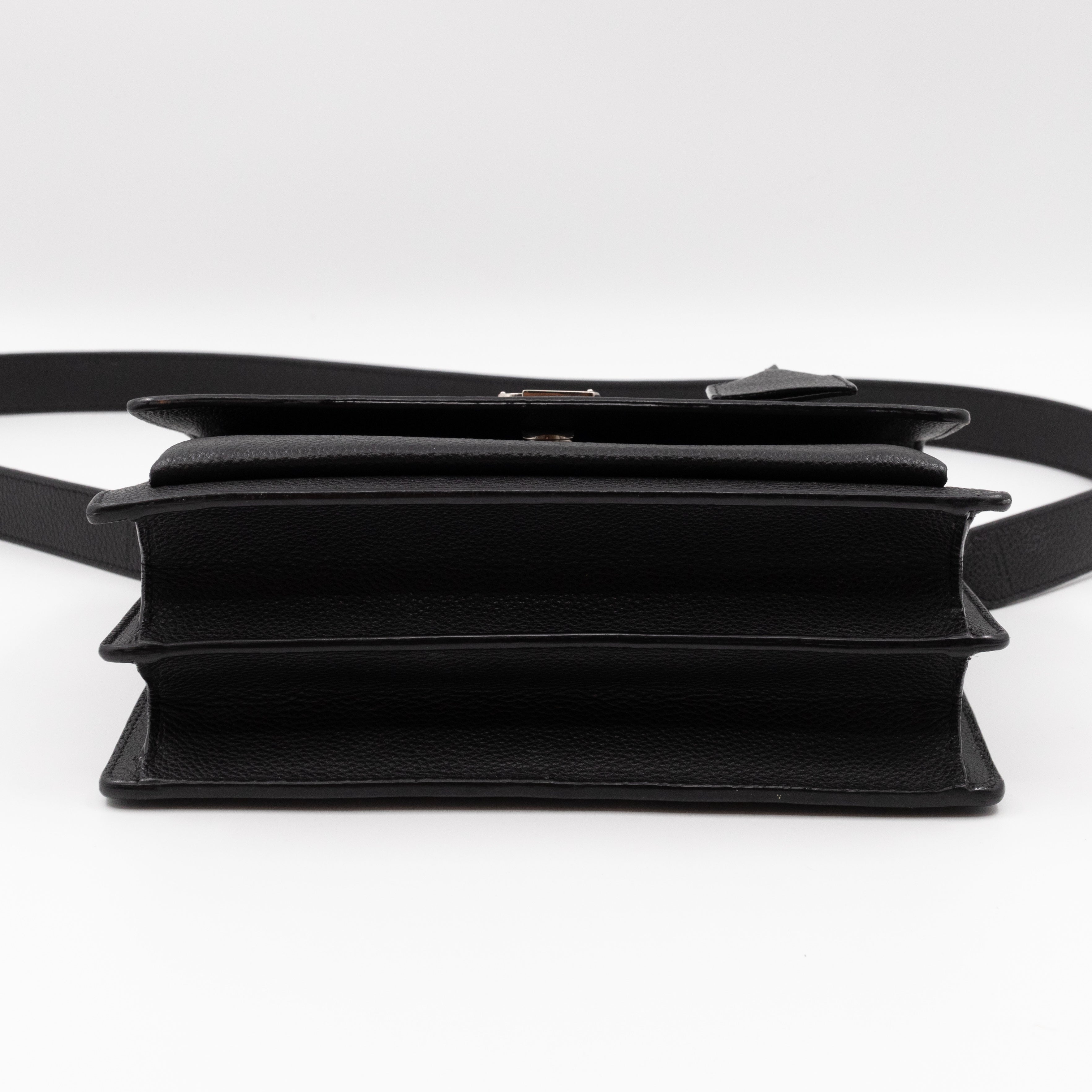 Sunset Medium Grained Leather Black