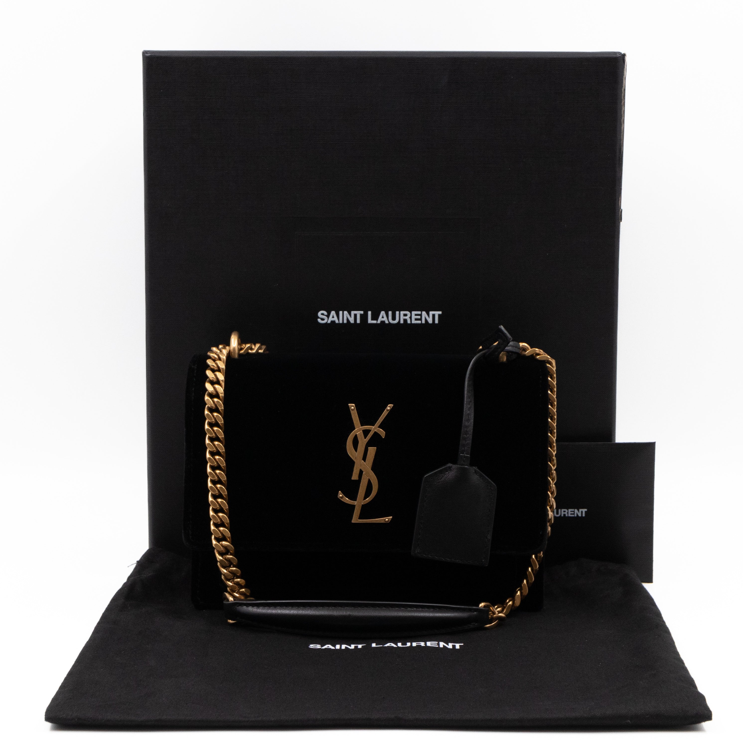 Sunset Mini Black Velvet Gold