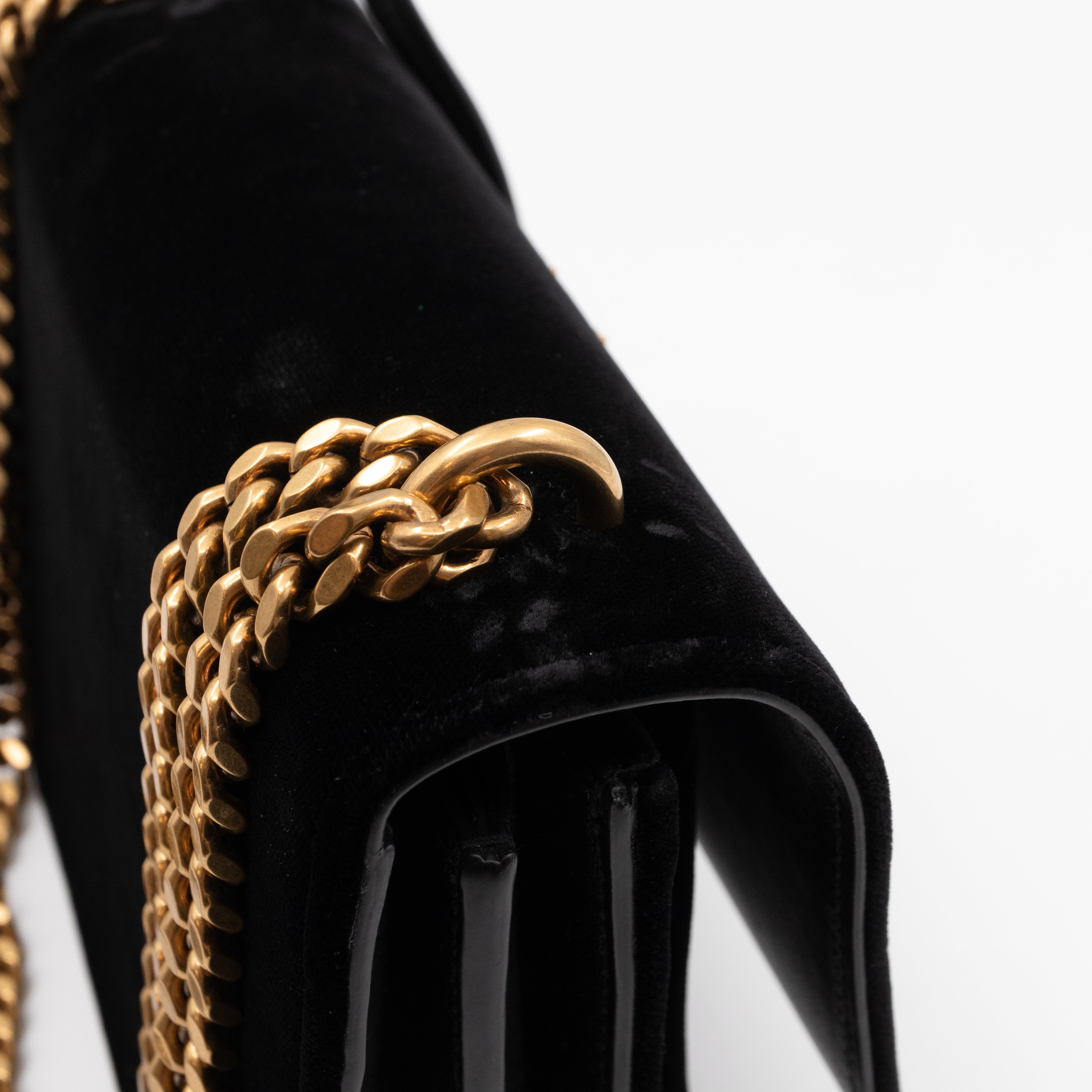 Sunset Mini Black Velvet Gold