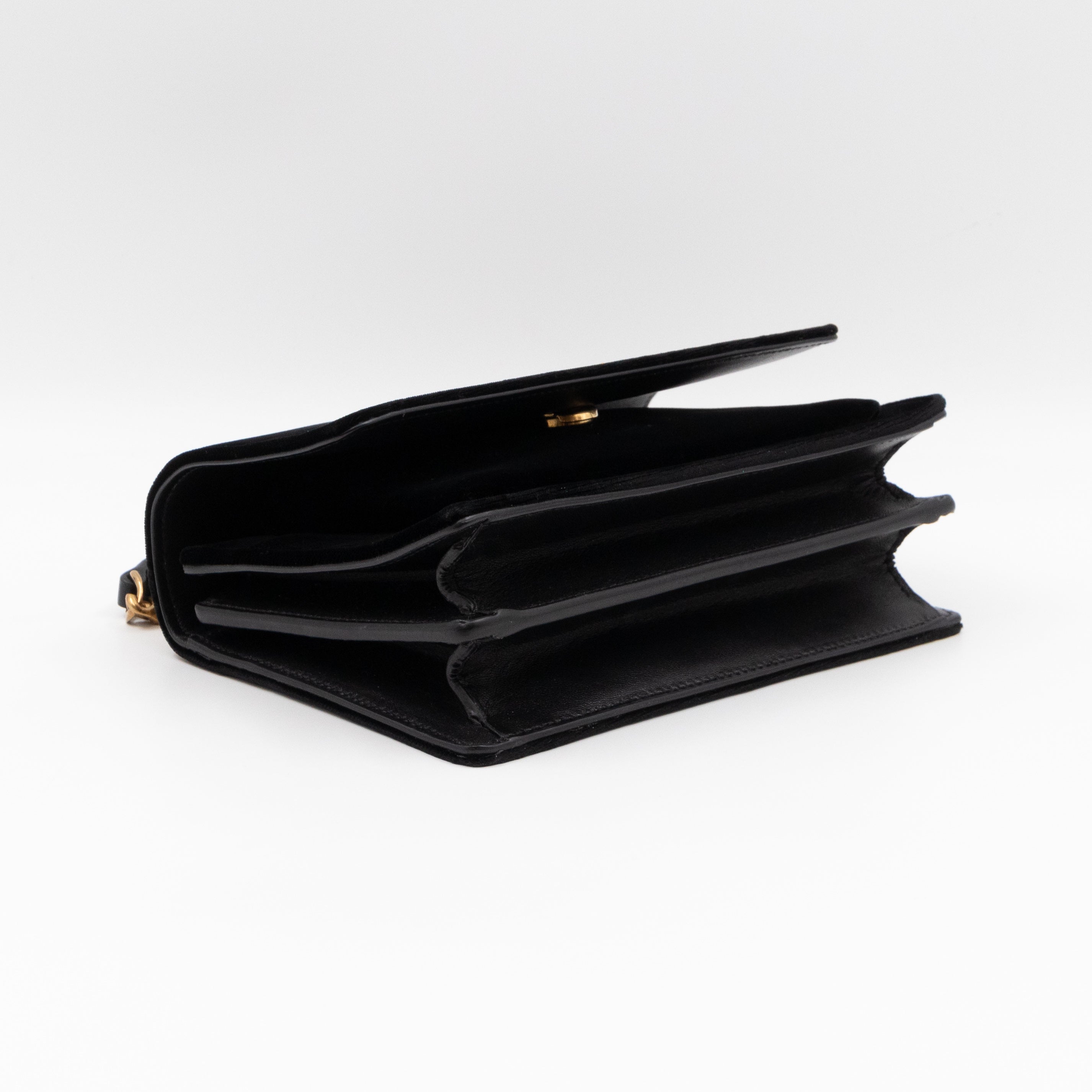 Sunset Mini Black Velvet Gold