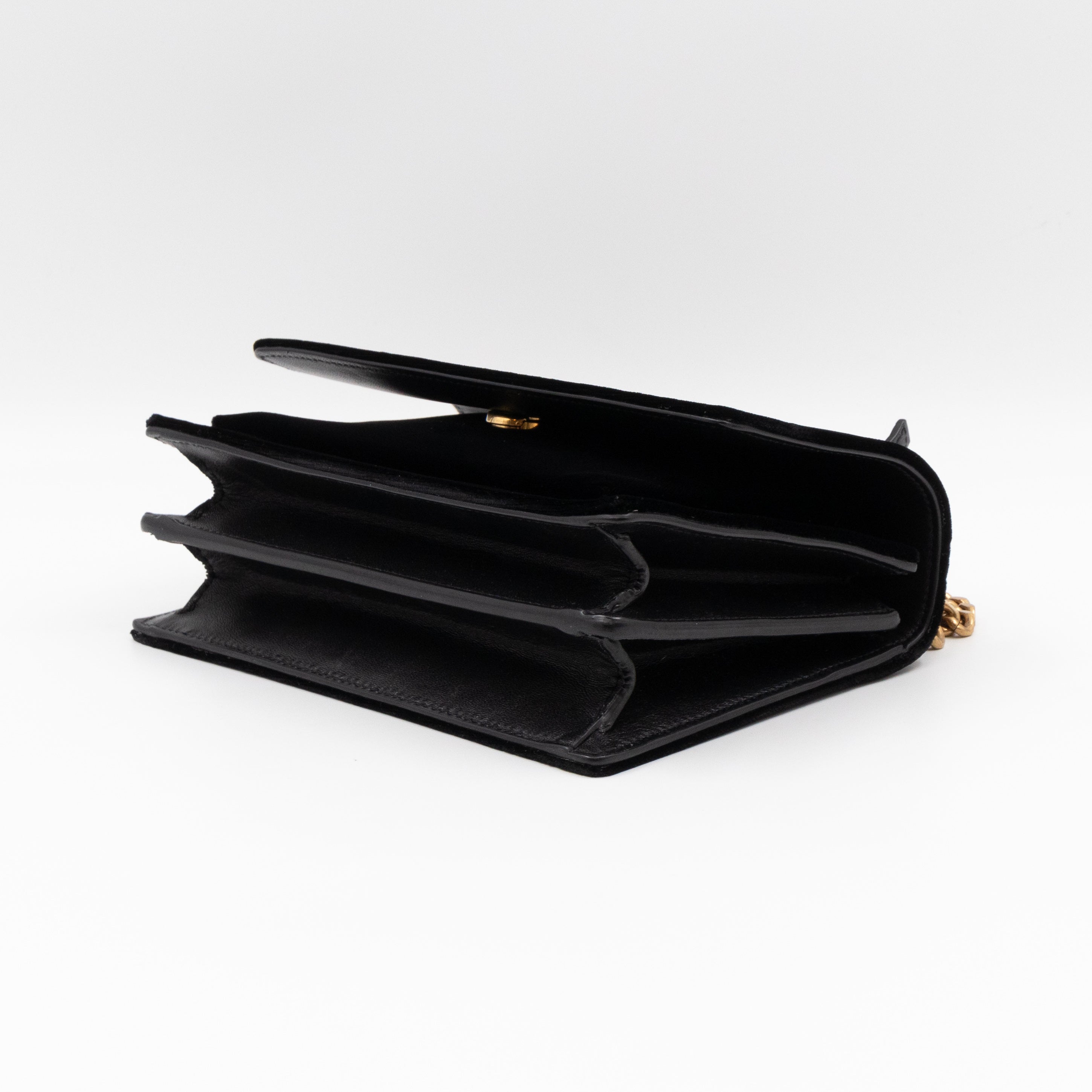 Sunset Mini Black Velvet Gold