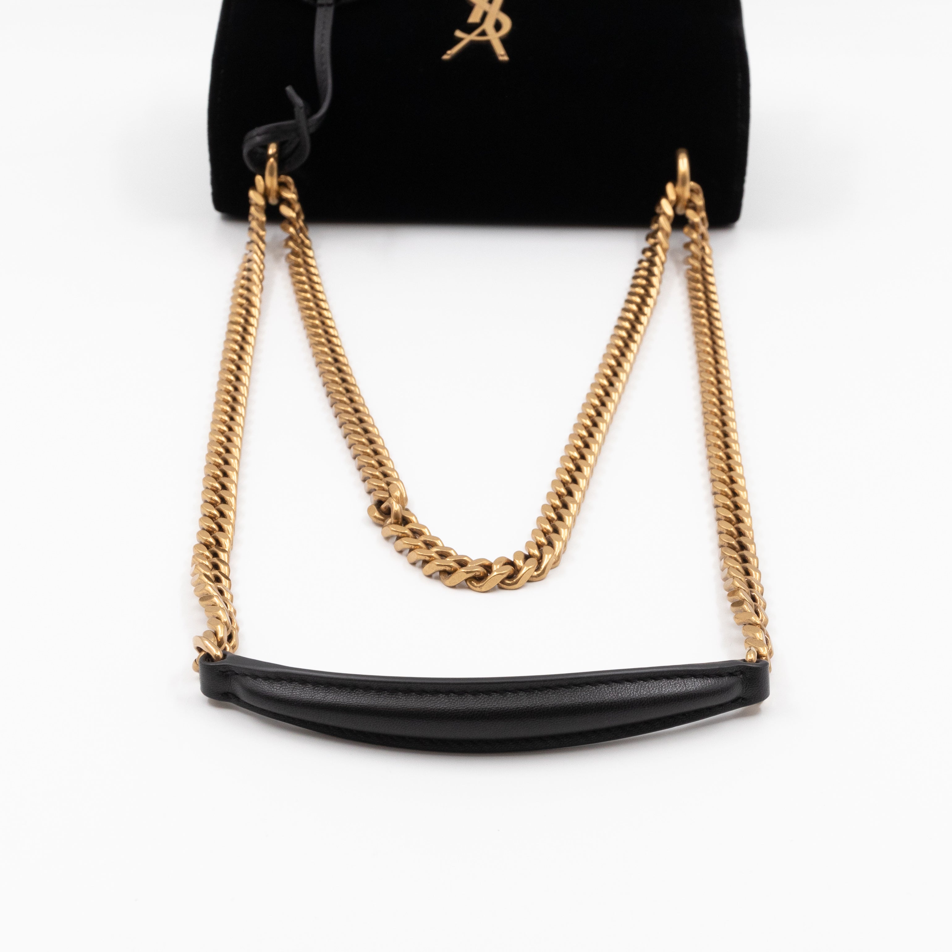 Sunset Mini Black Velvet Gold