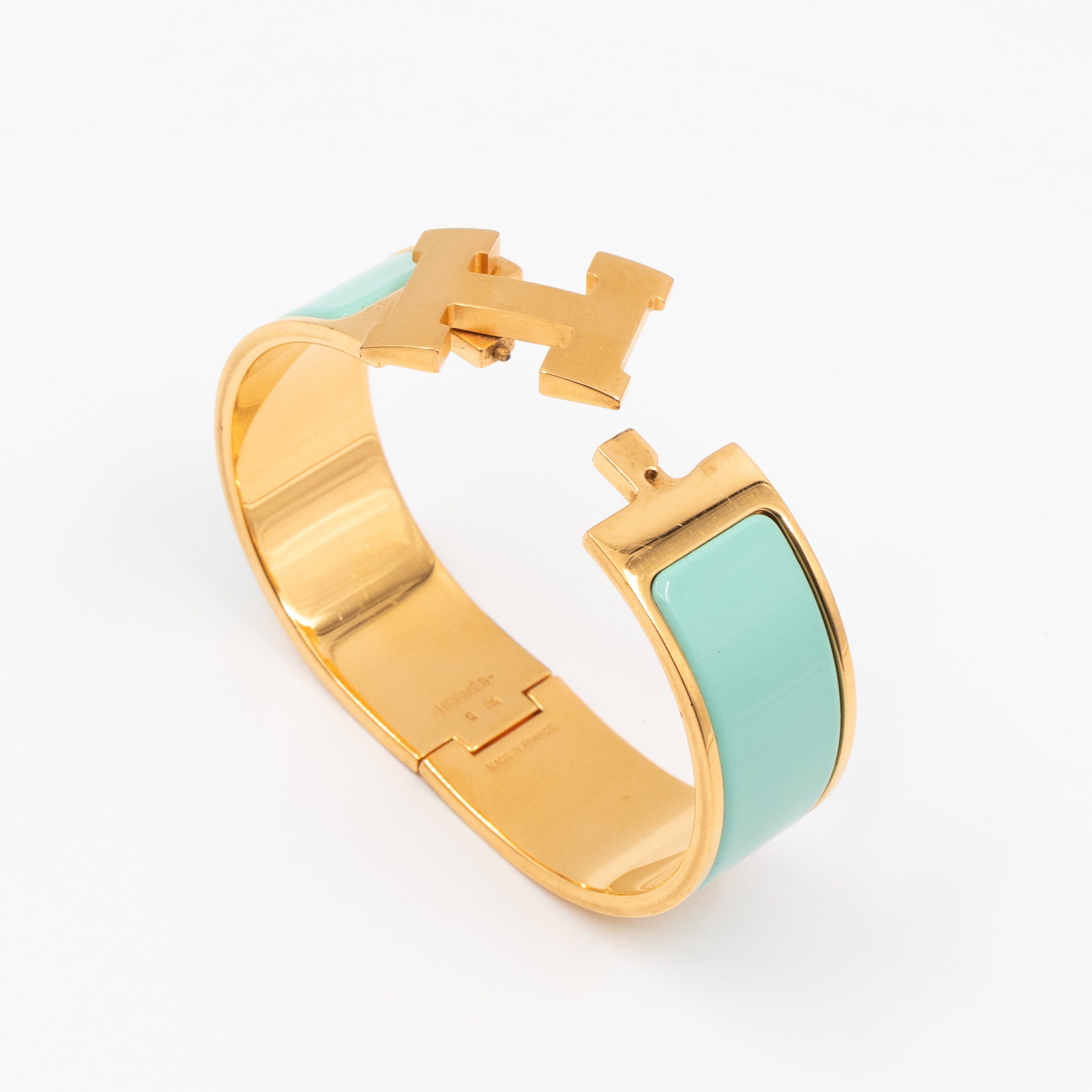 Clic Clac H Bracelet GM Mint Gold