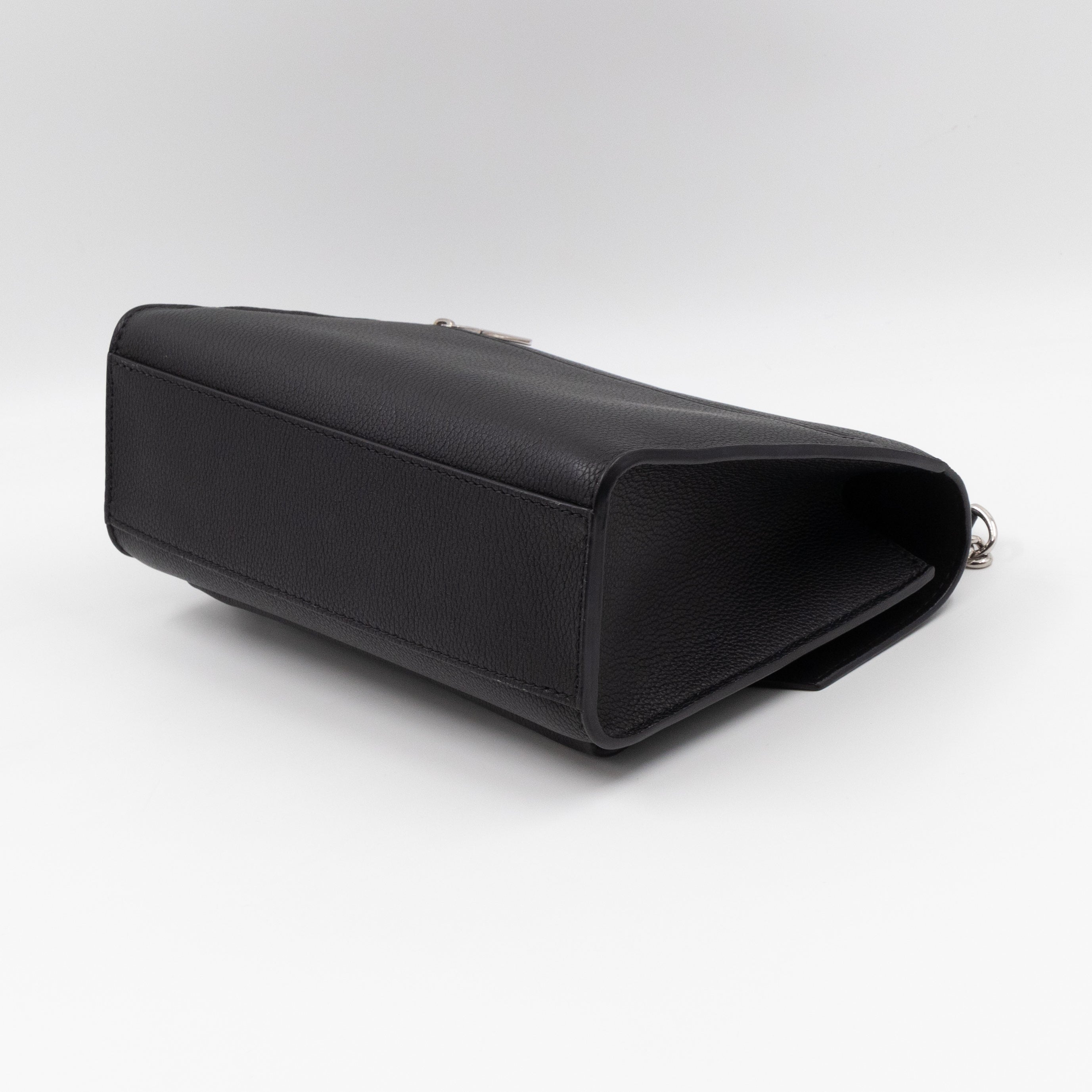 MyLockMe BB Chain Bag Black Leather