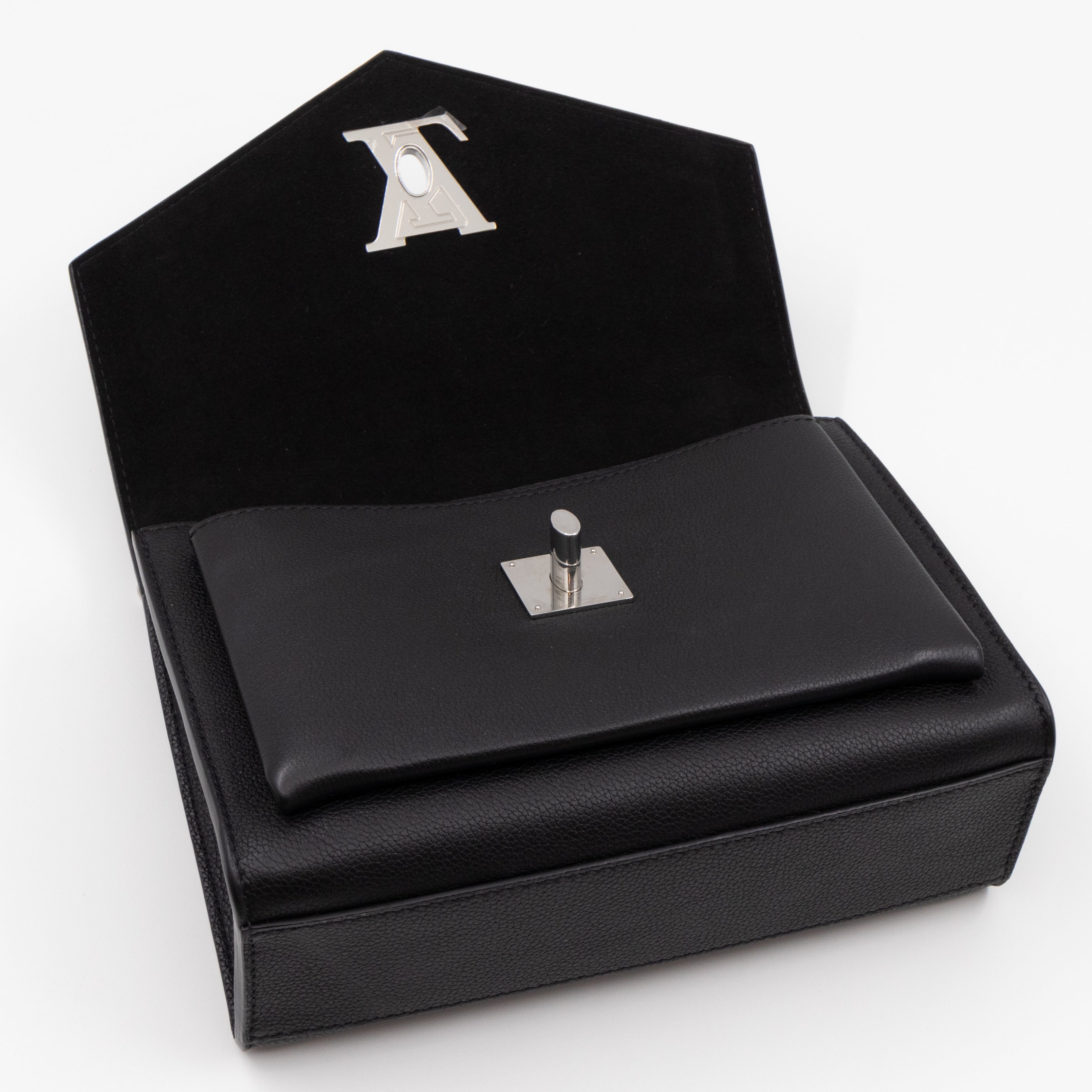 MyLockMe BB Chain Bag Black Leather