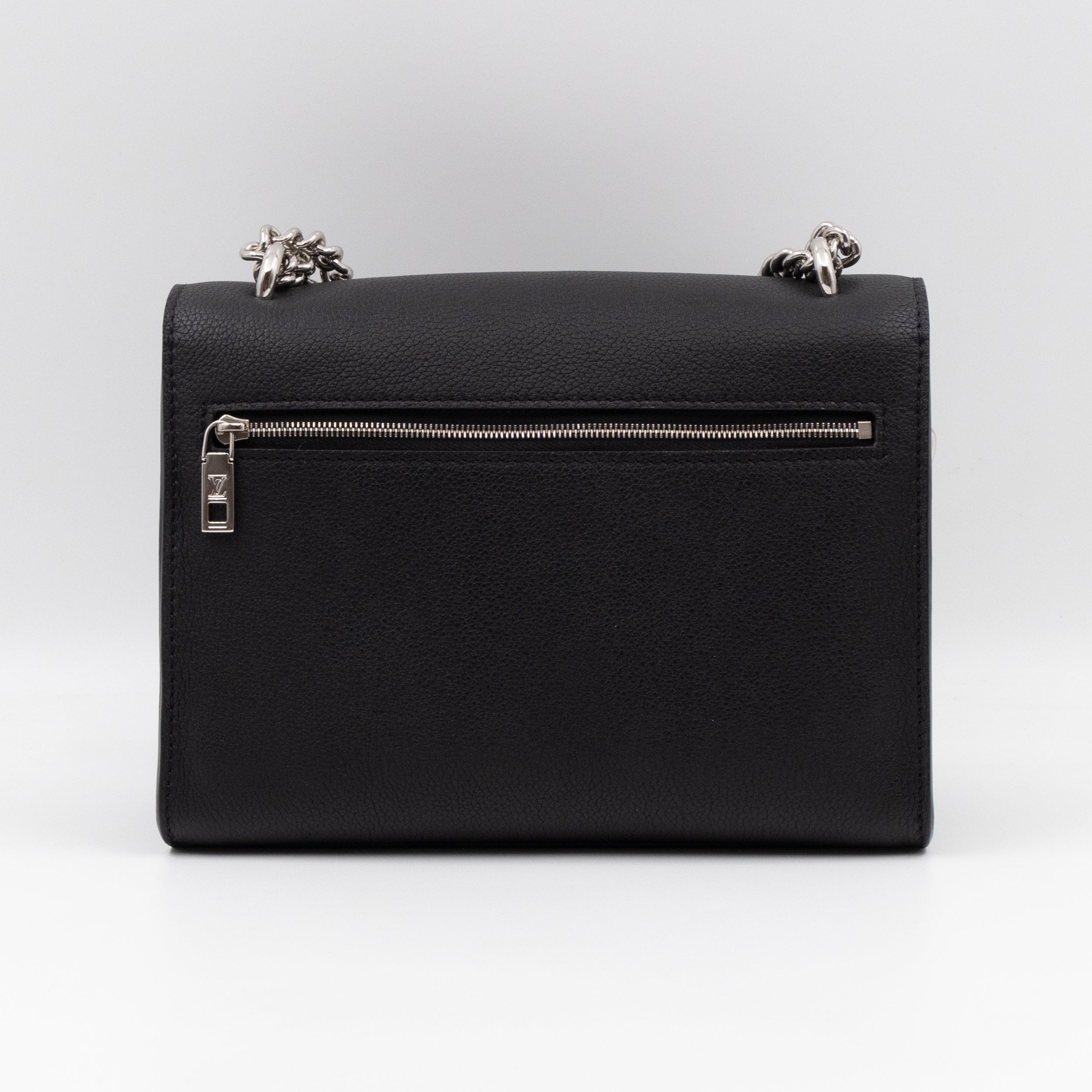 MyLockMe BB Chain Bag Black Leather