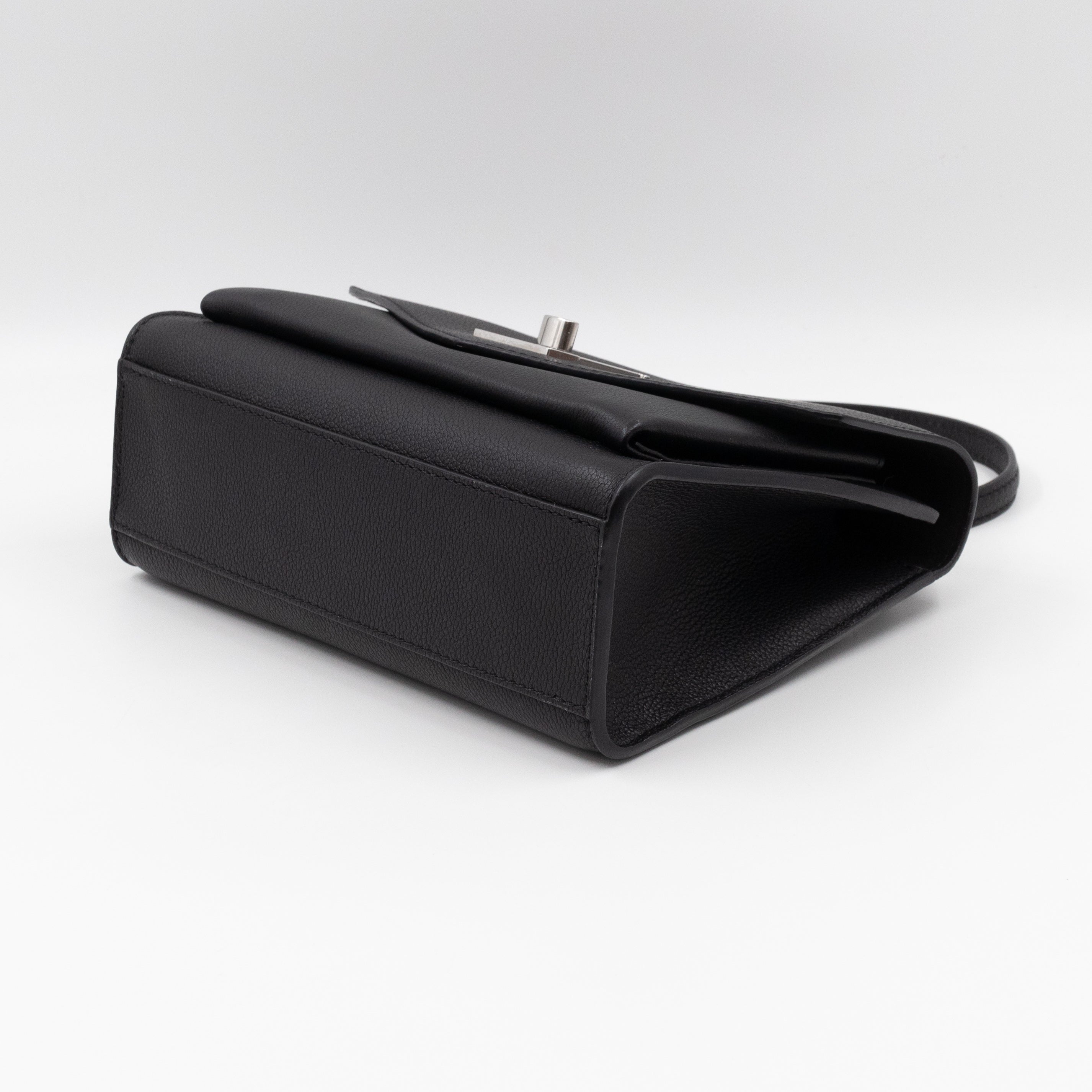 MyLockMe BB Chain Bag Black Leather