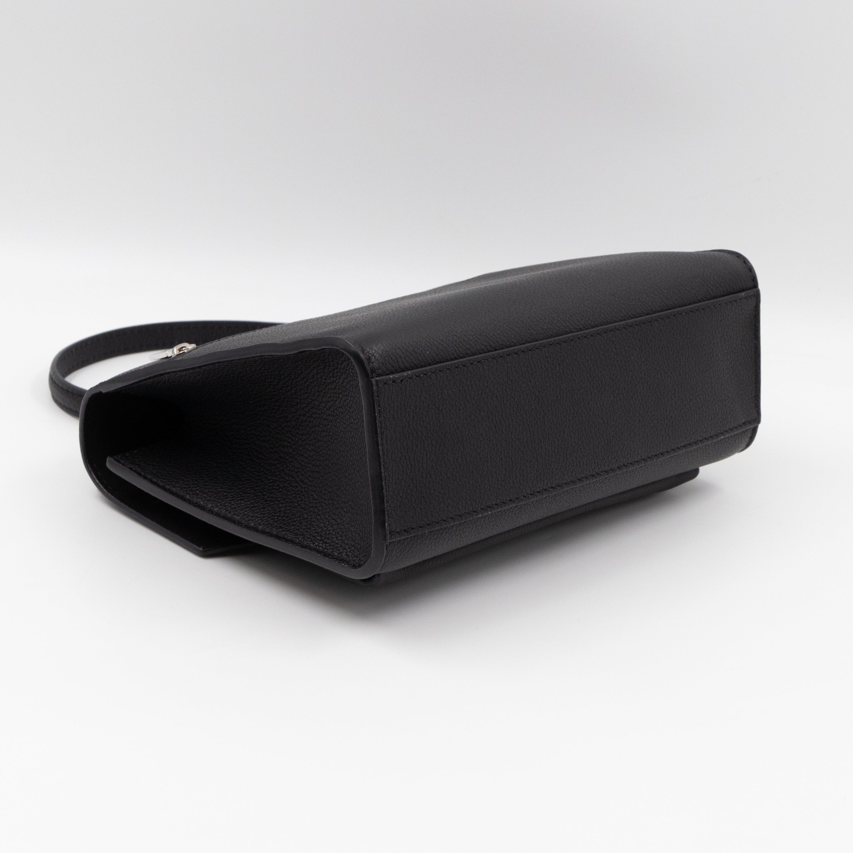 MyLockMe BB Chain Bag Black Leather