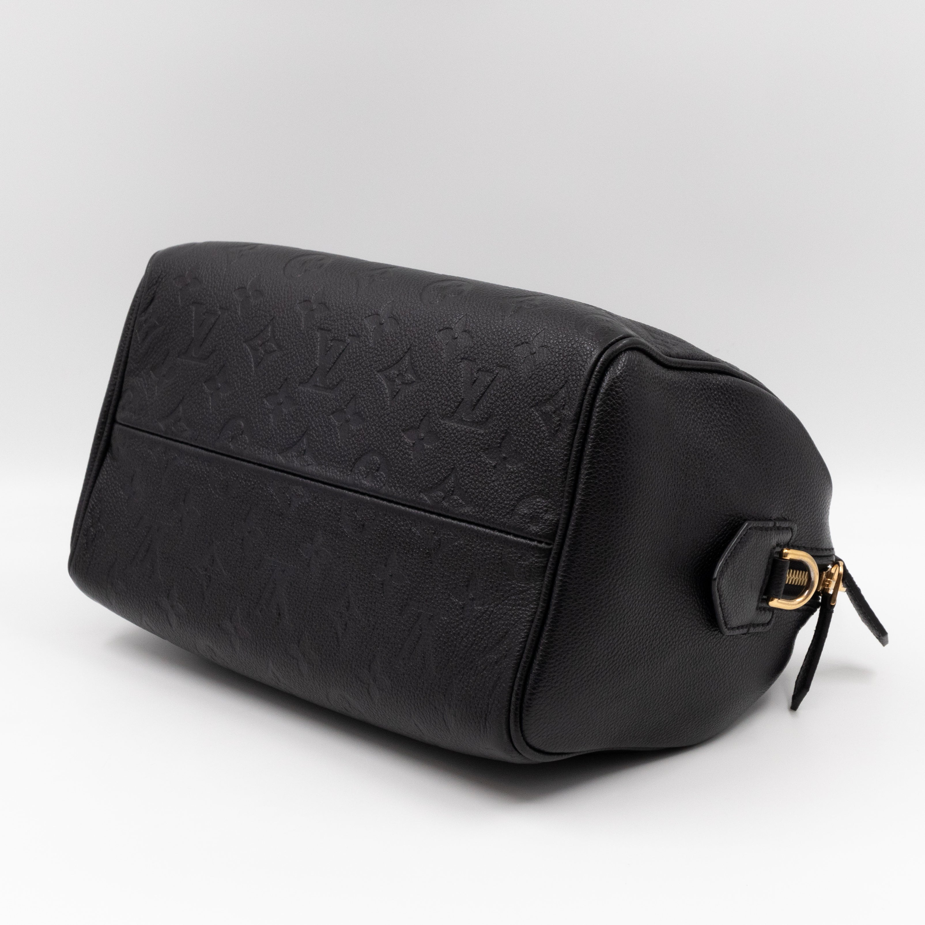 Speedy 25 Bandouliere Monogram Empreinte Black Gold