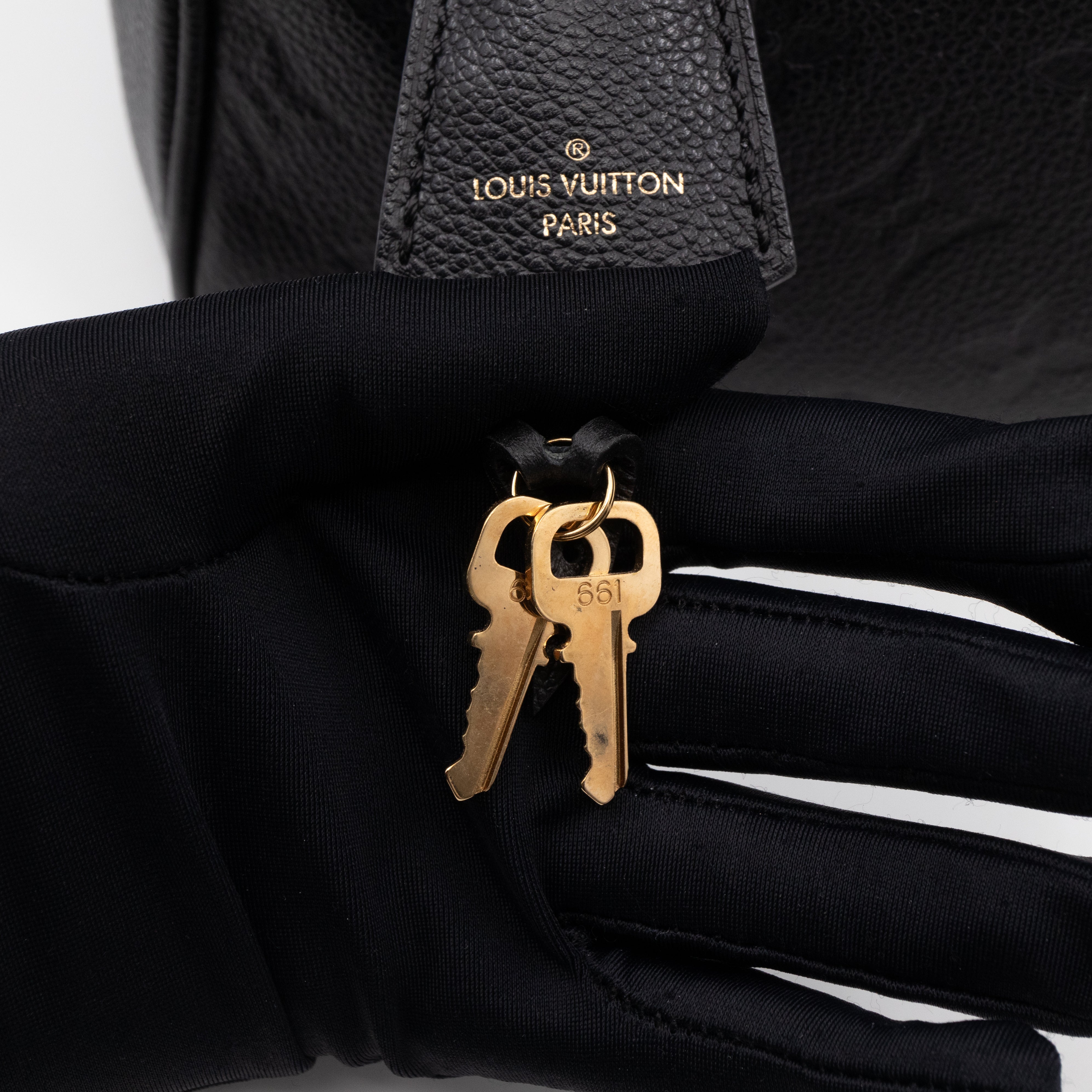 Speedy 25 Bandouliere Monogram Empreinte Black Gold