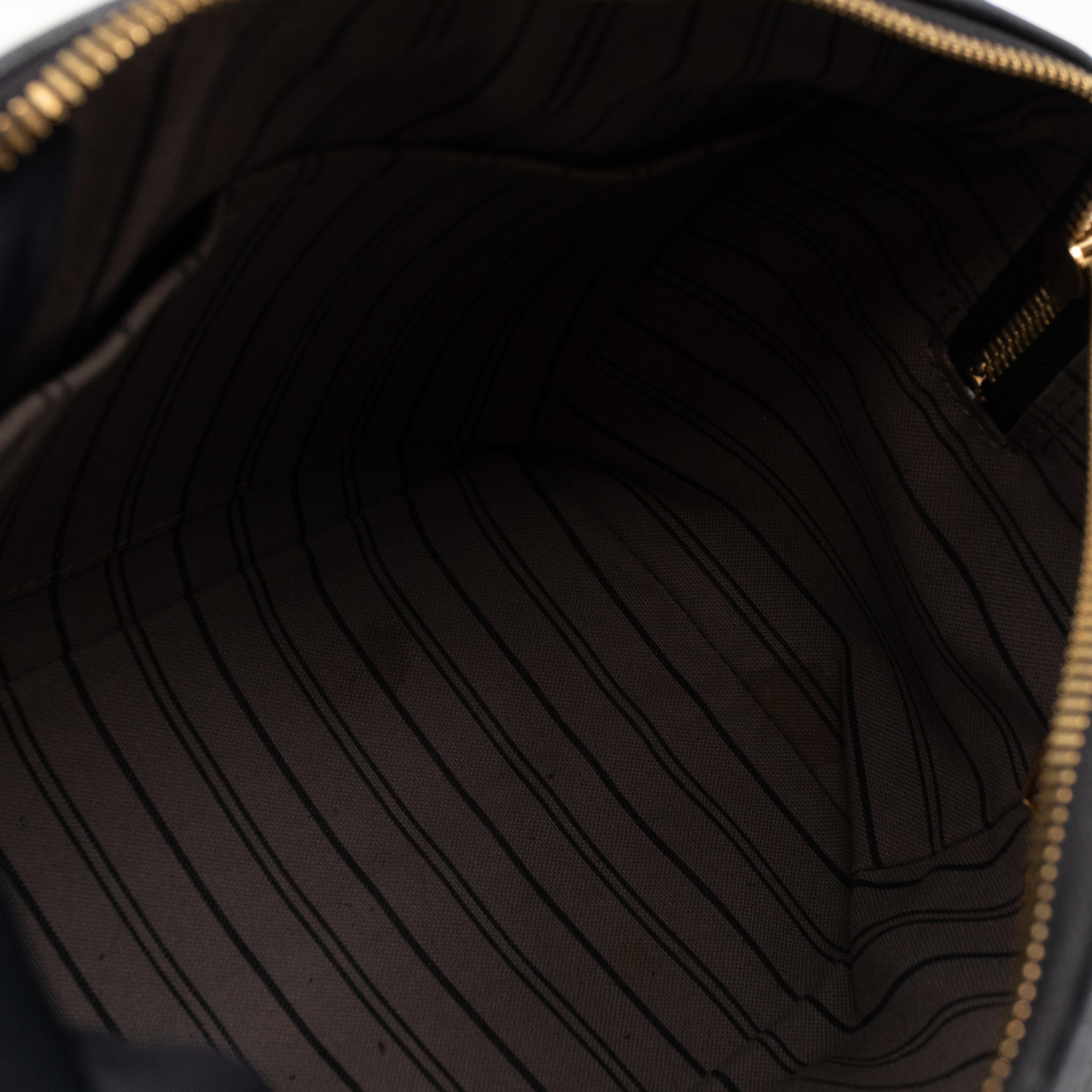 Speedy 25 Bandouliere Monogram Empreinte Black Gold