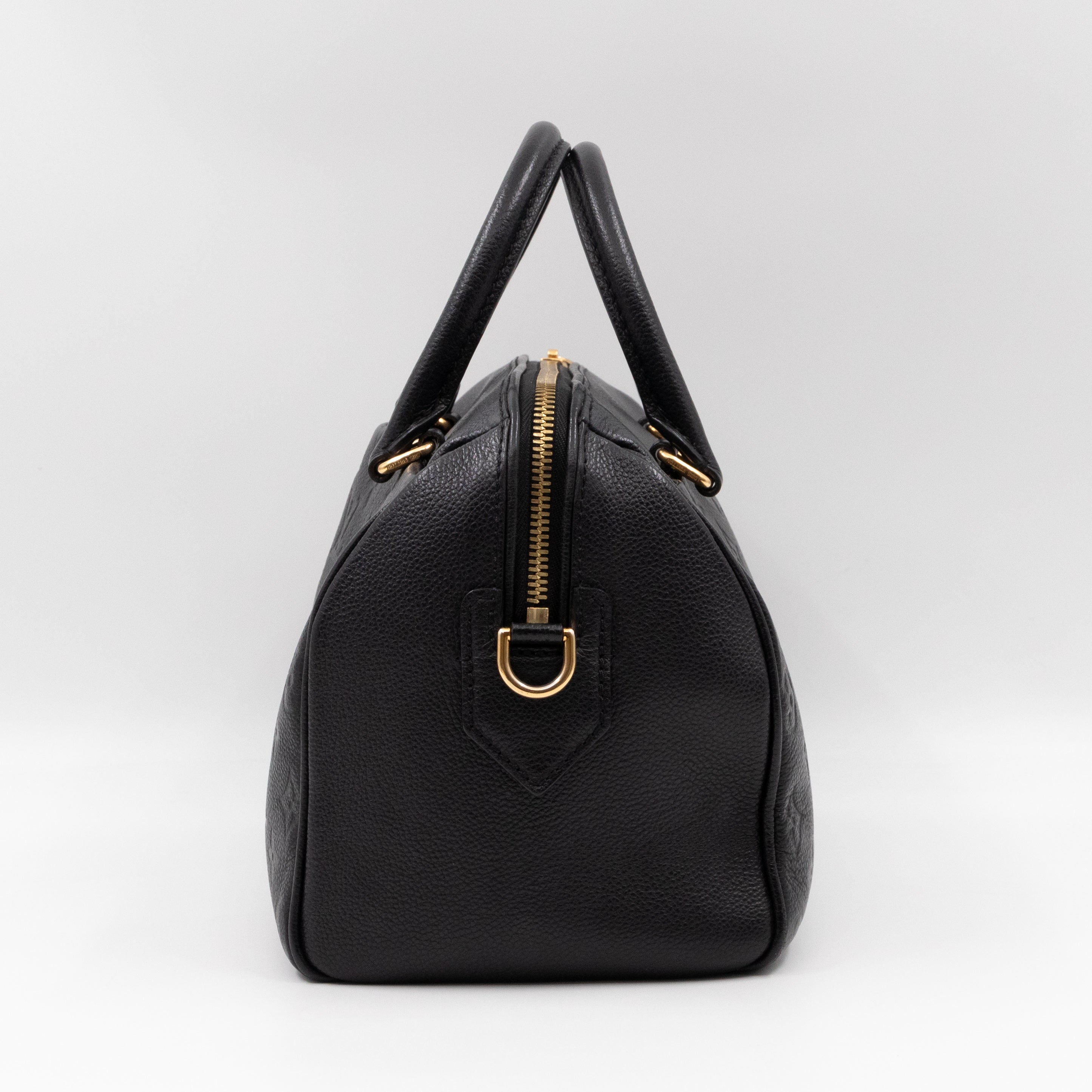 Speedy 25 Bandouliere Monogram Empreinte Black Gold