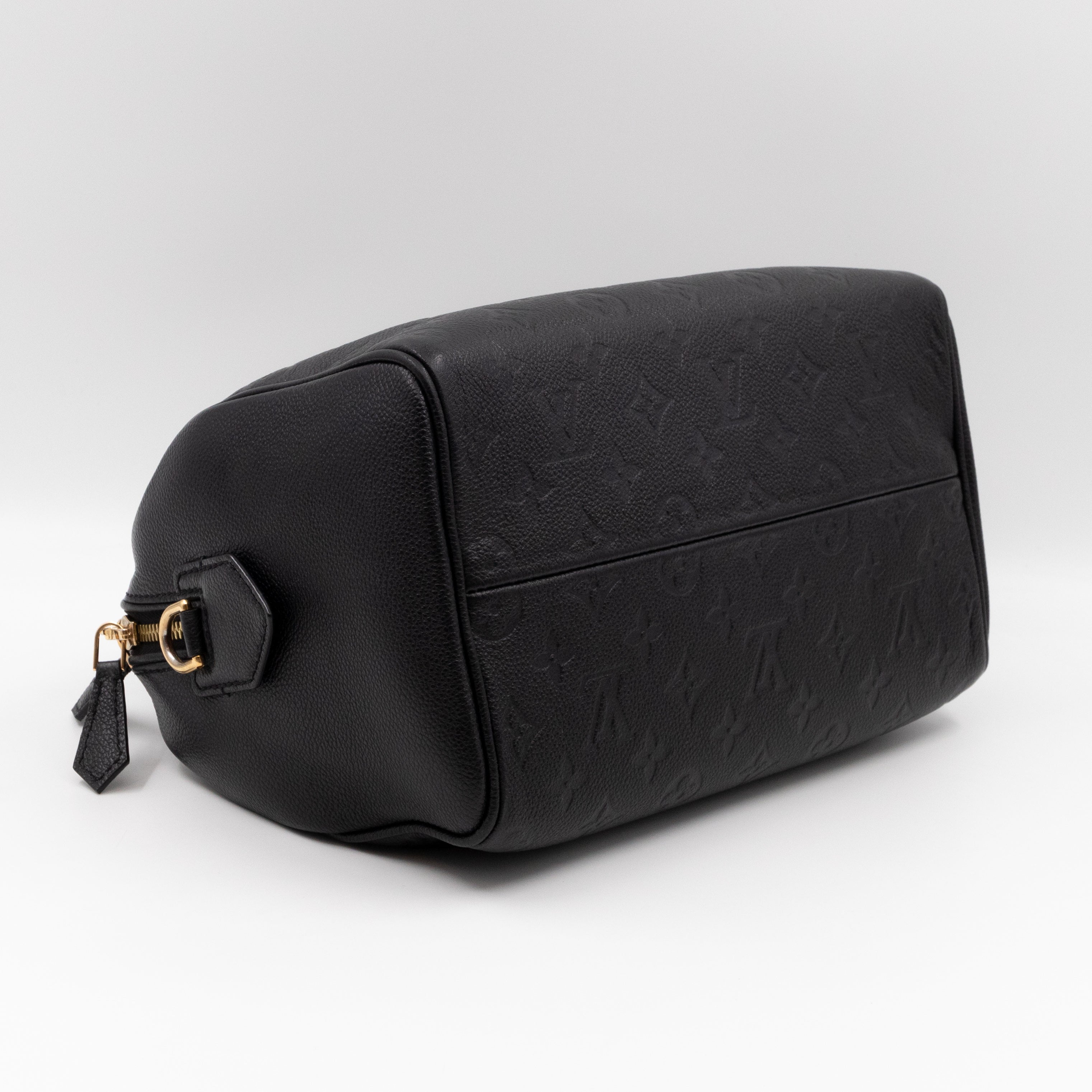Speedy 25 Bandouliere Monogram Empreinte Black Gold