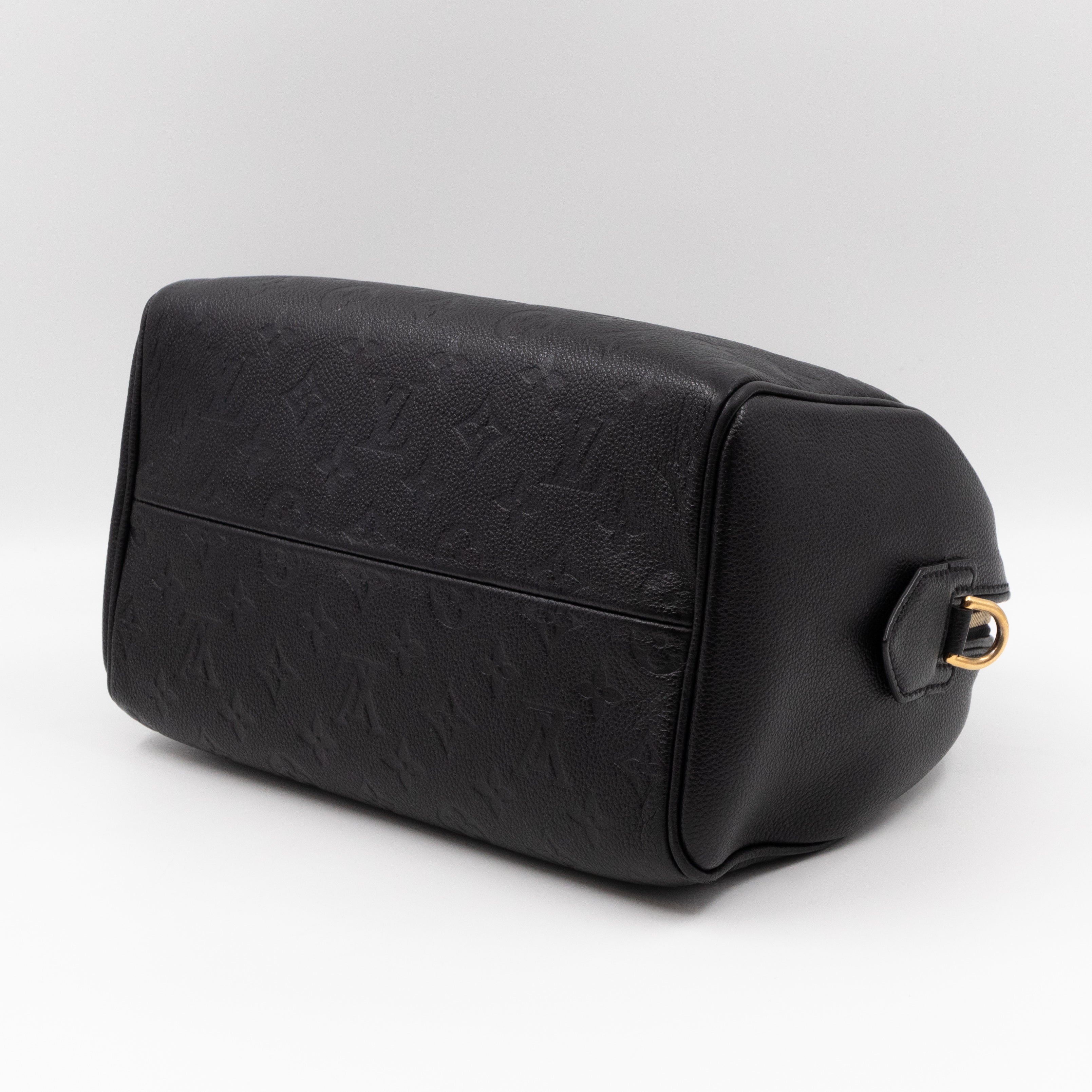 Speedy 25 Bandouliere Monogram Empreinte Black Gold