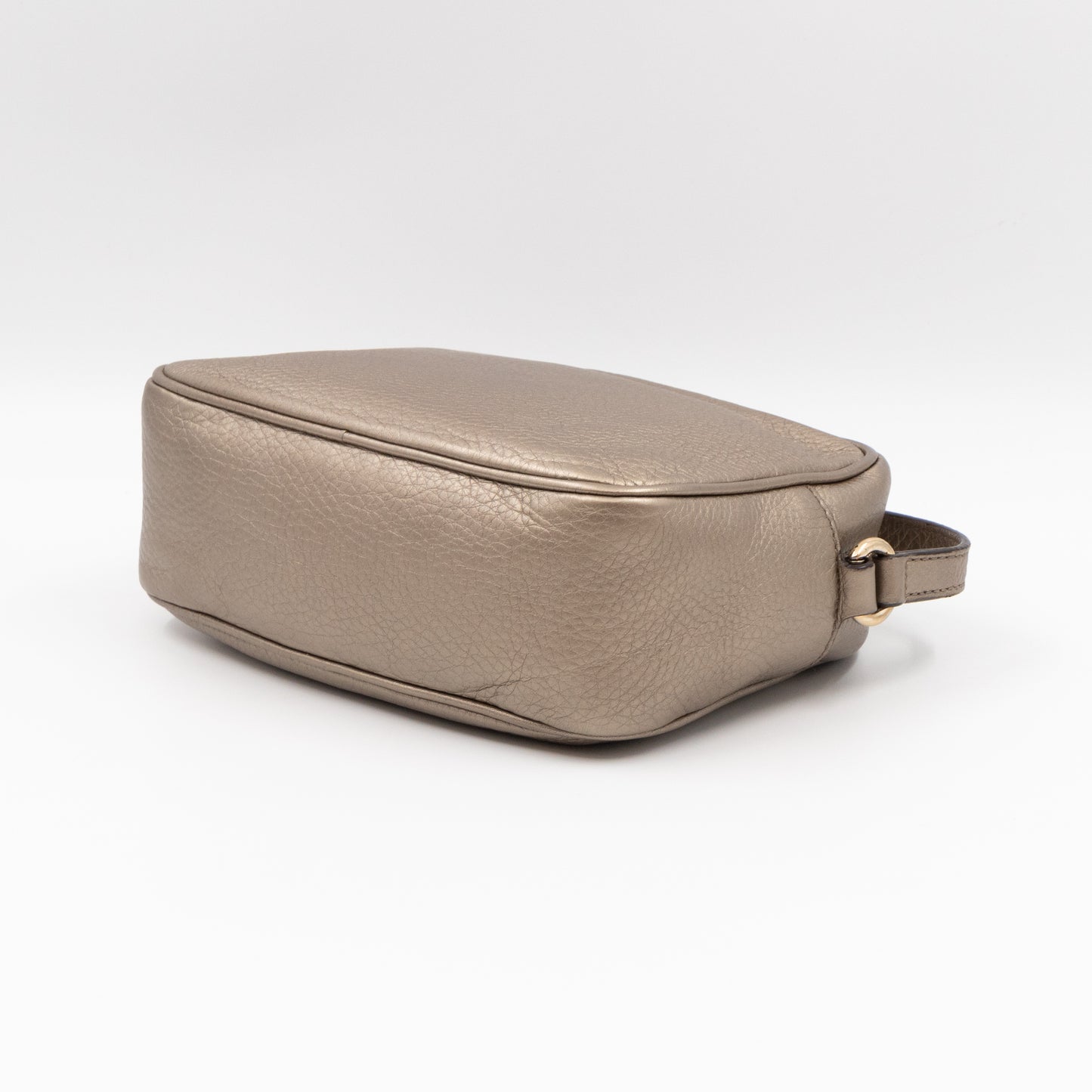 Disco Soho Champagne Metallic Leather