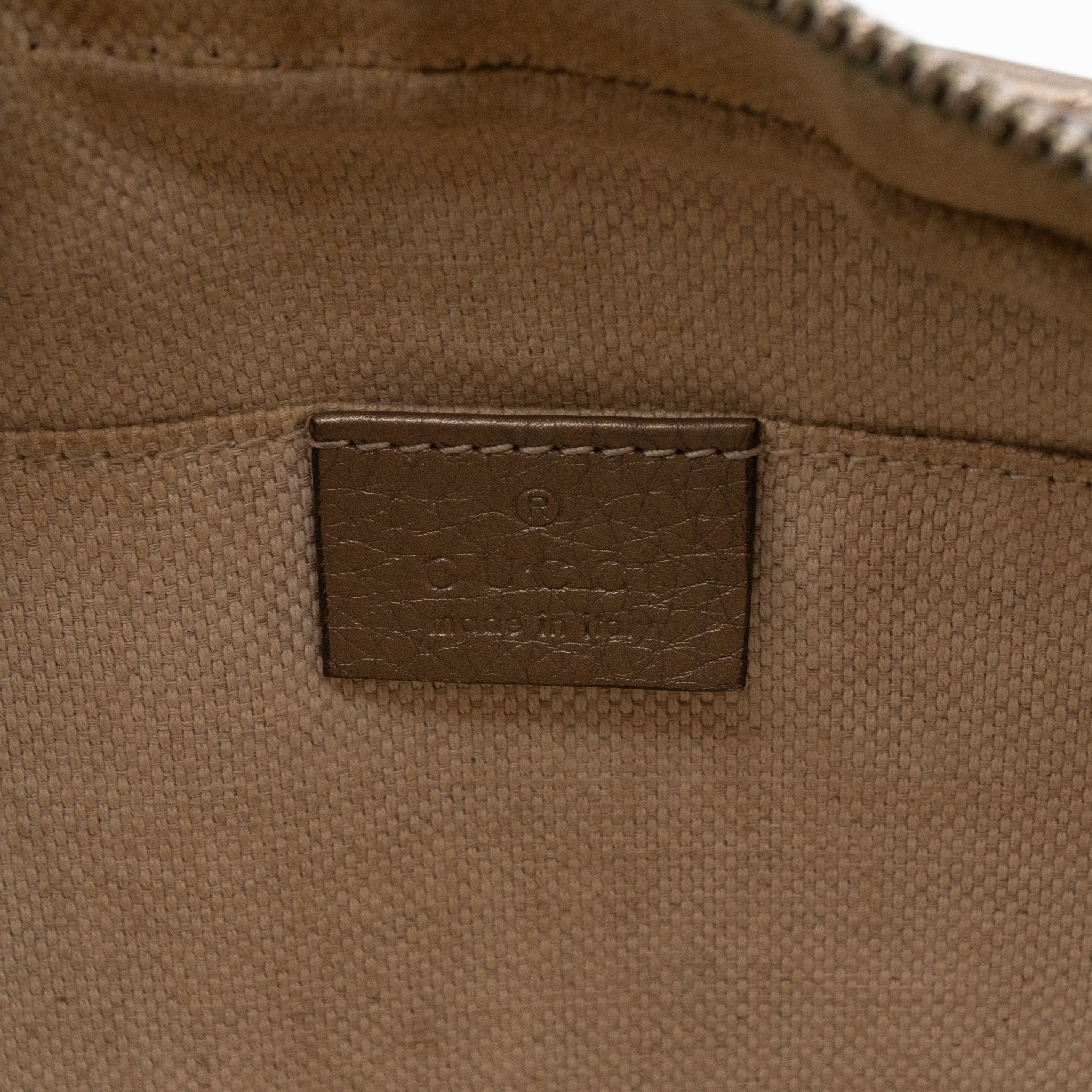 Disco Soho Champagne Metallic Leather