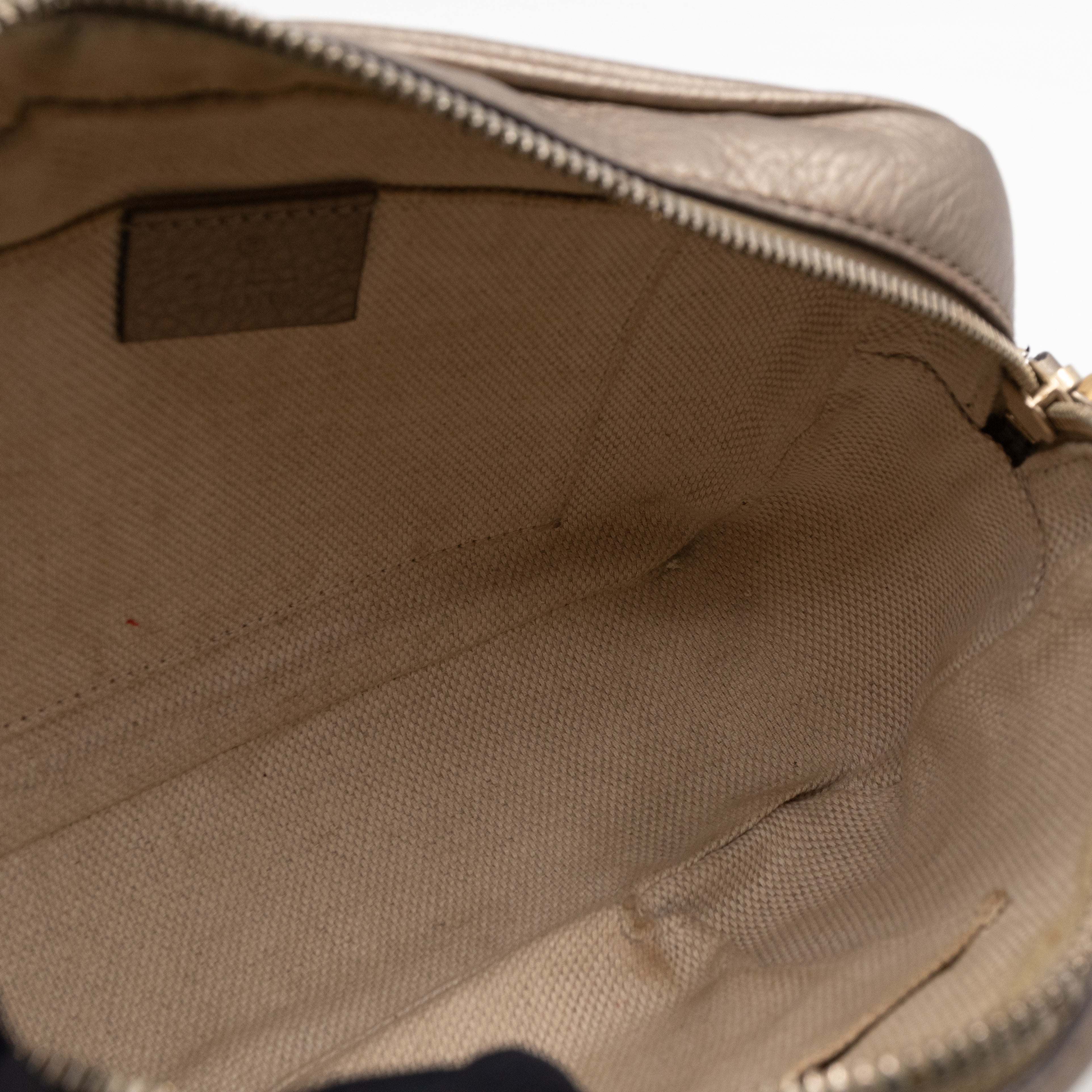 Disco Soho Champagne Metallic Leather