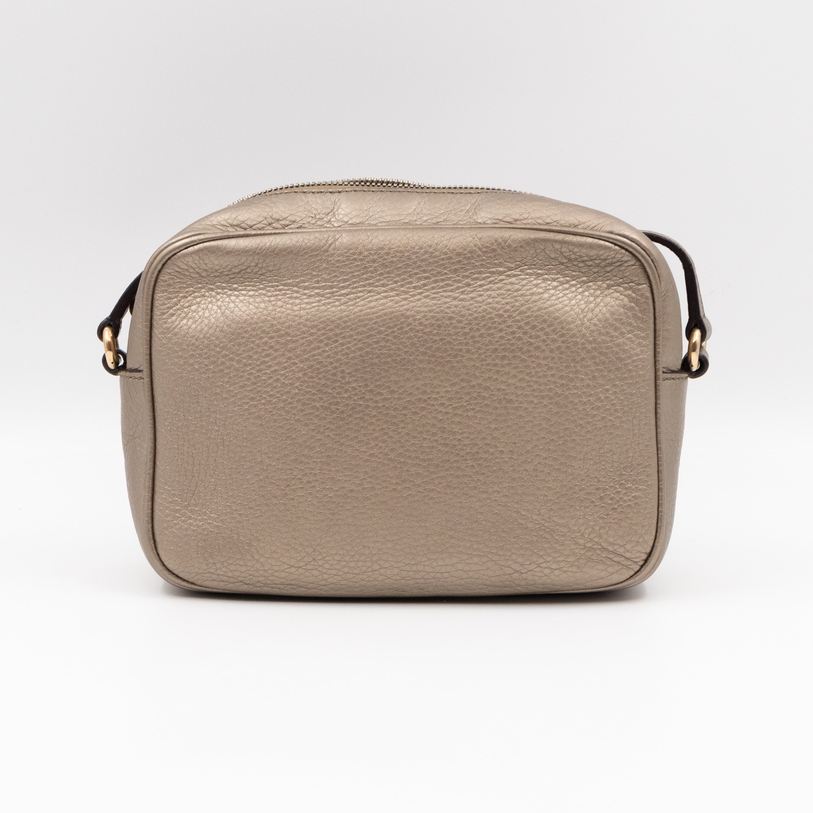 Disco Soho Champagne Metallic Leather