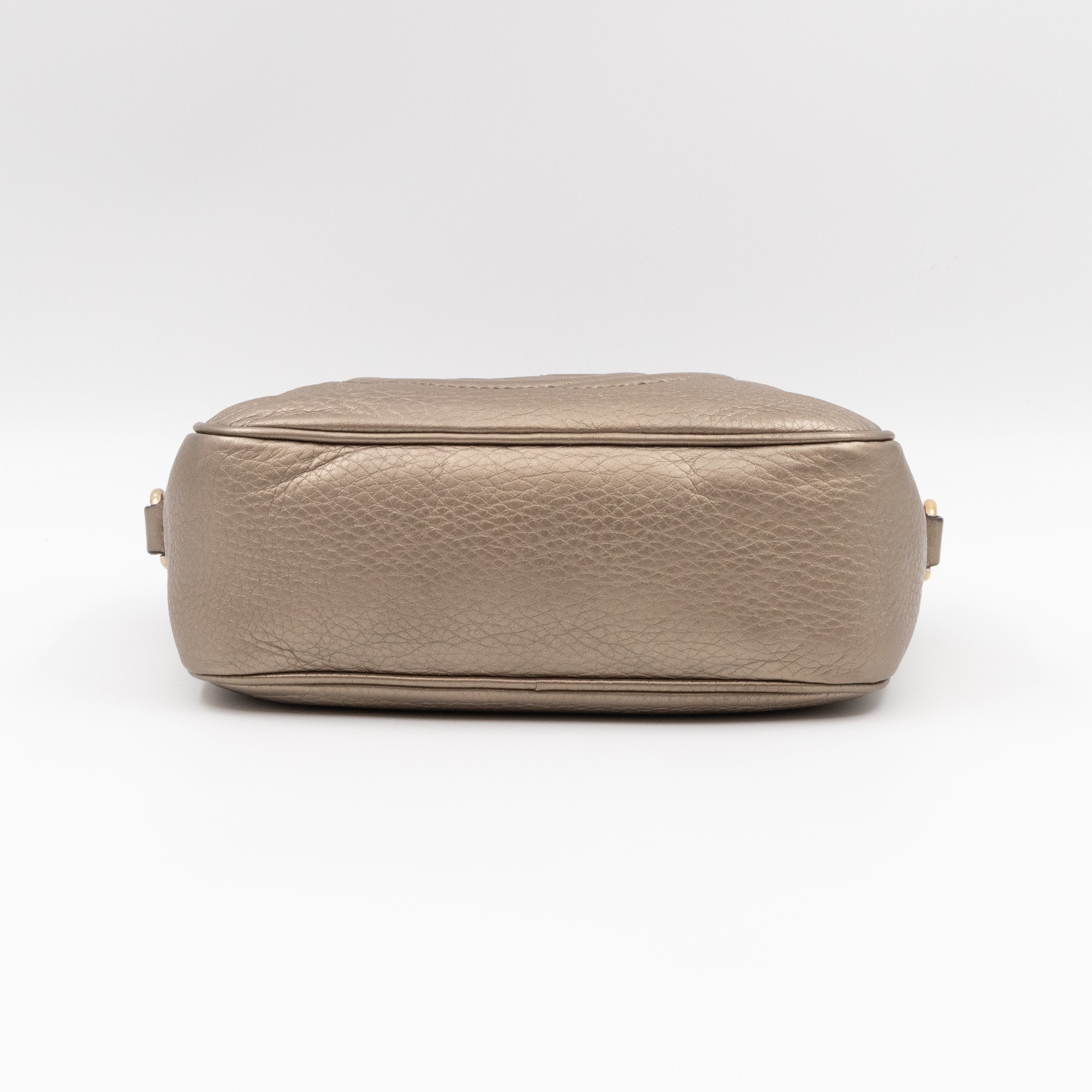 Disco Soho Champagne Metallic Leather