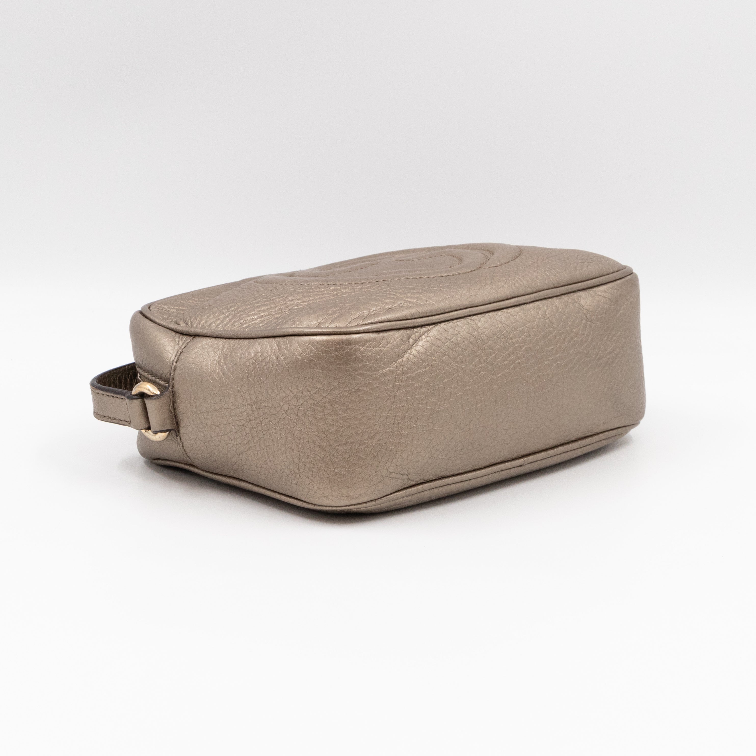 Disco Soho Champagne Metallic Leather