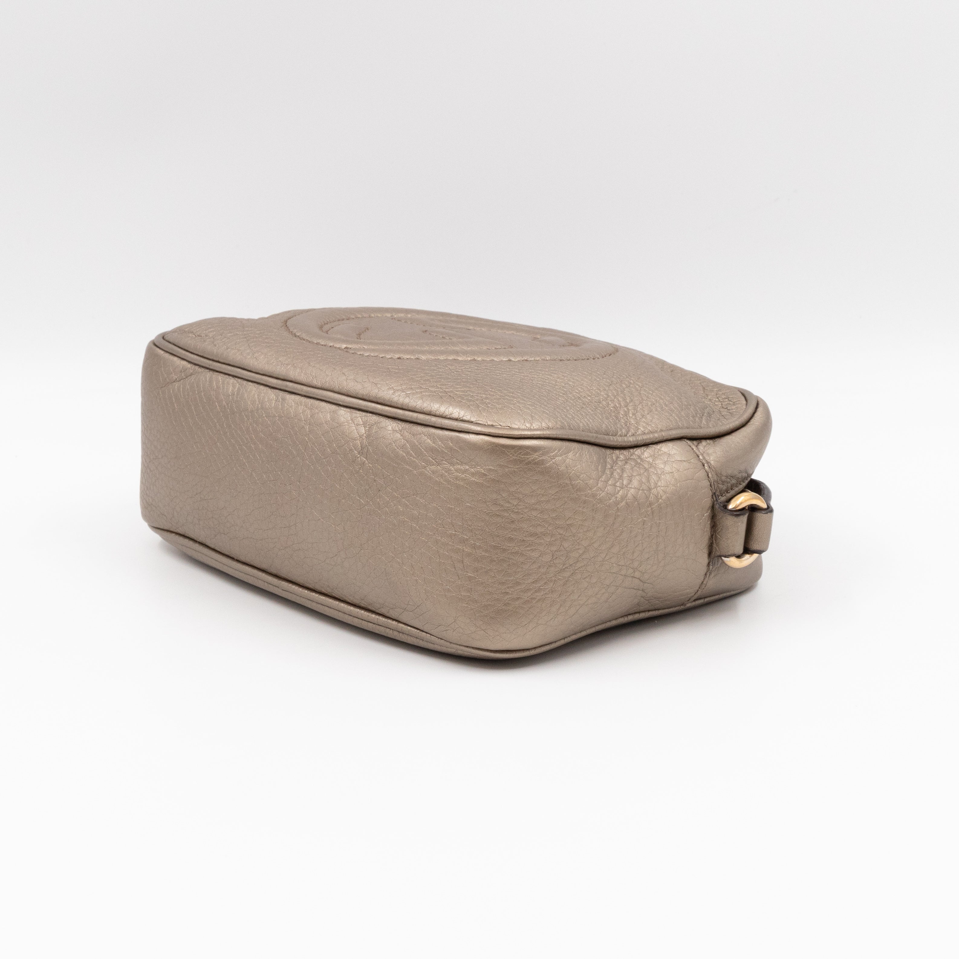 Disco Soho Champagne Metallic Leather