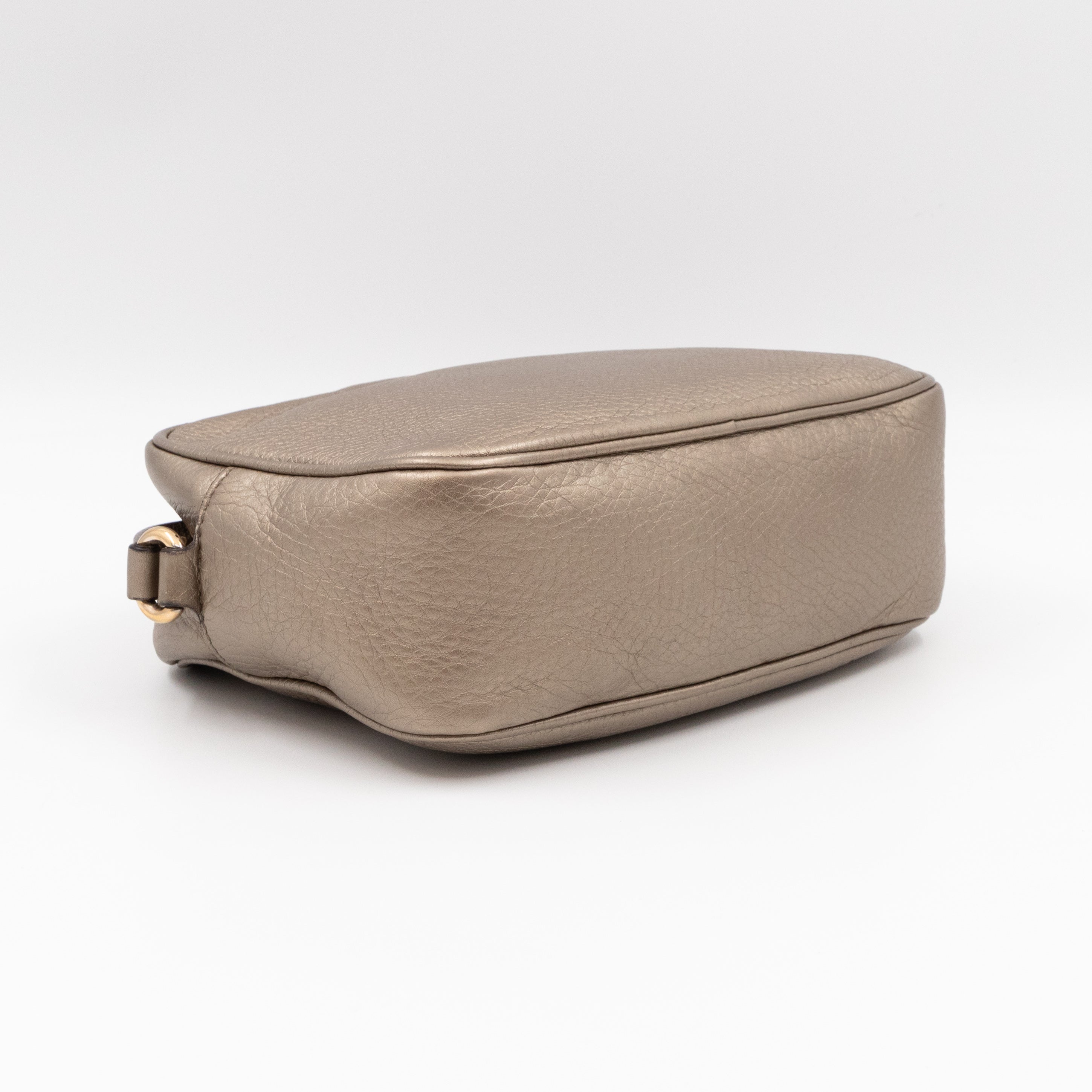 Disco Soho Champagne Metallic Leather