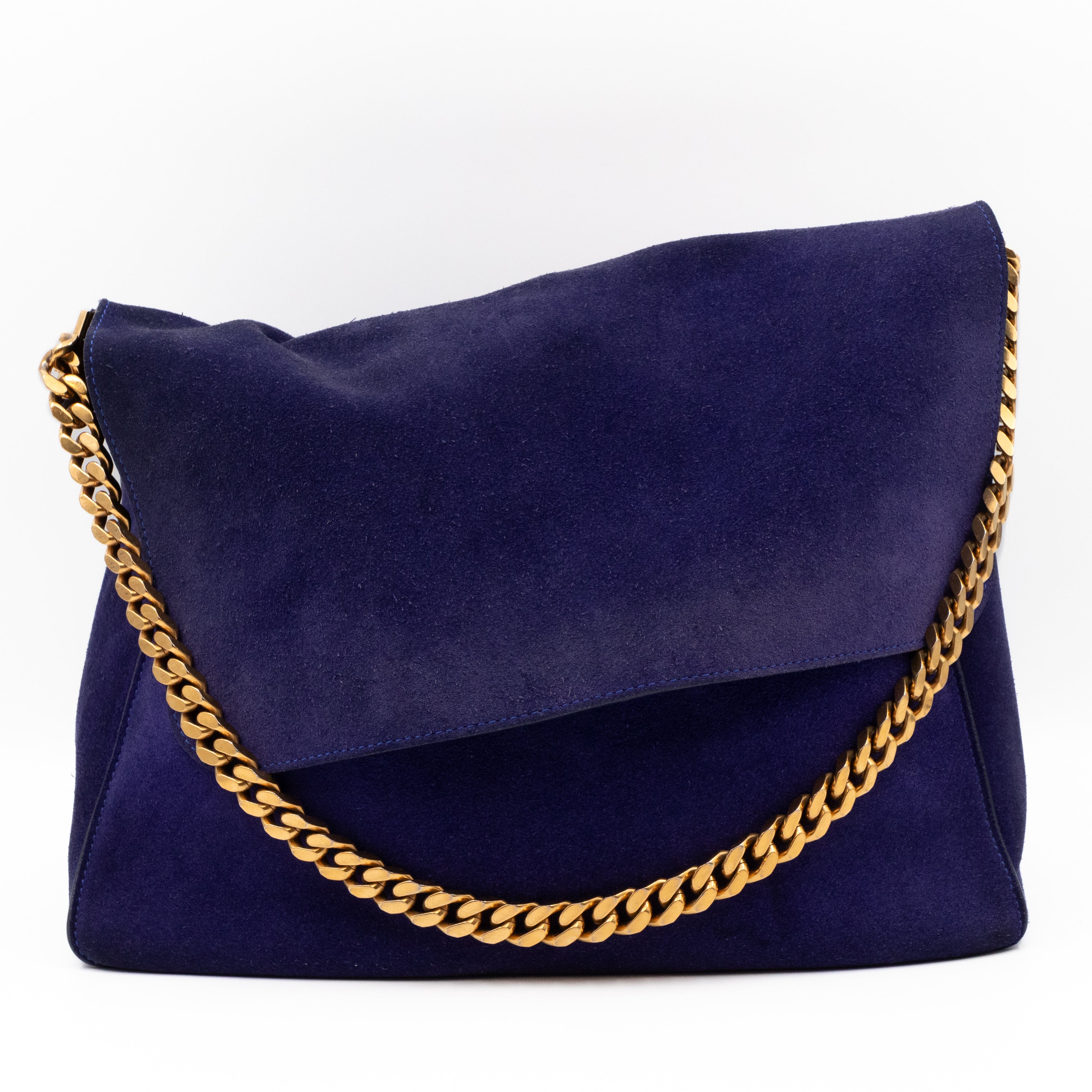 Gourmette Medium Purple Blue Suede