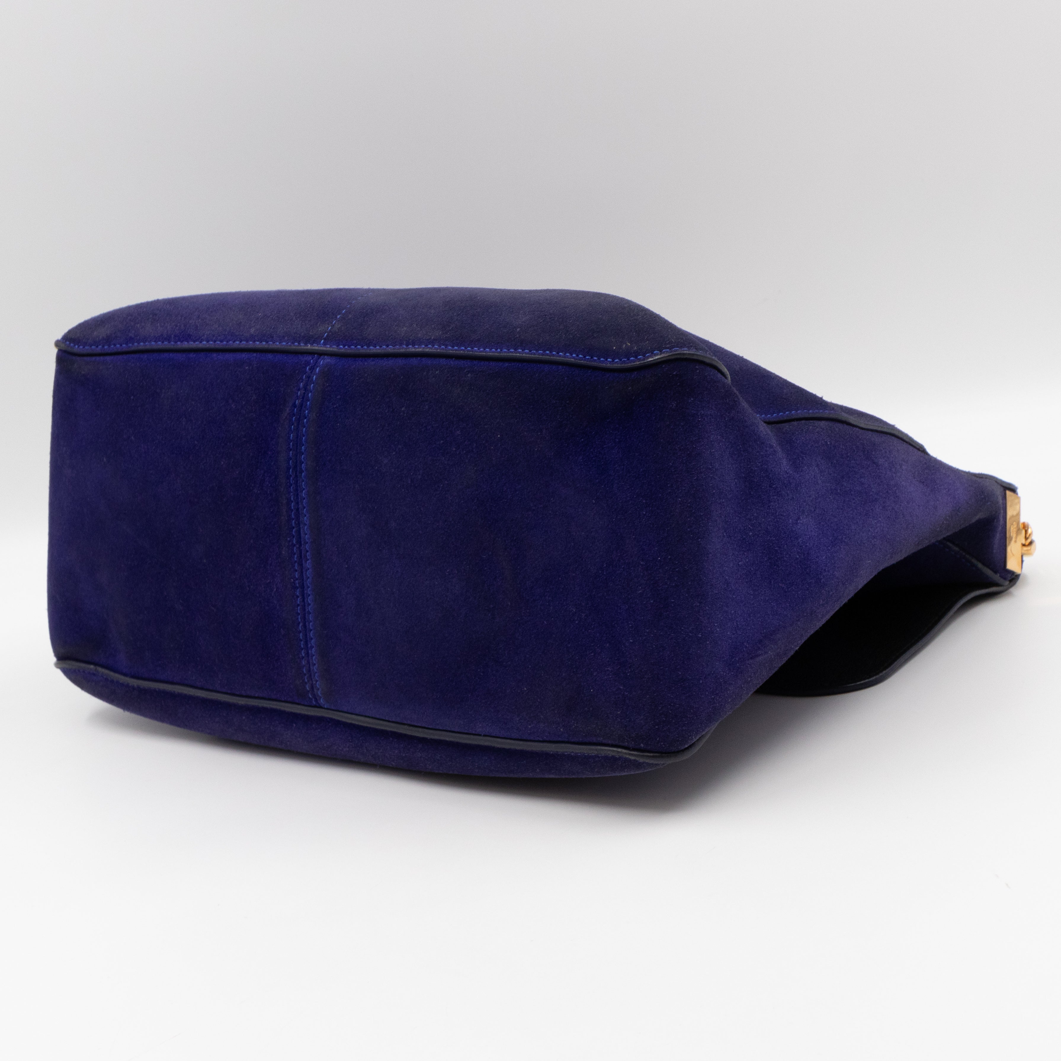 Gourmette Medium Purple Blue Suede