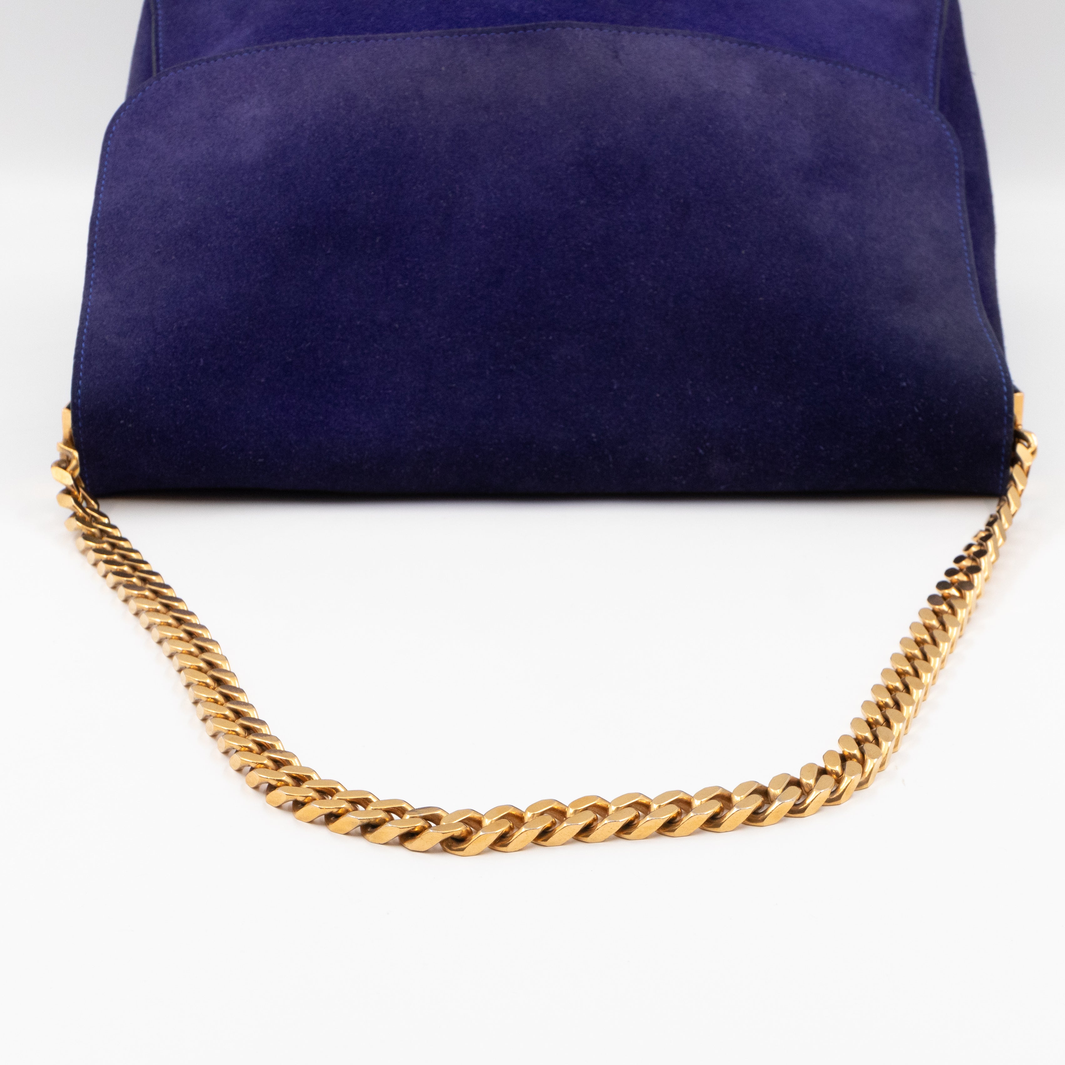 Gourmette Medium Purple Blue Suede