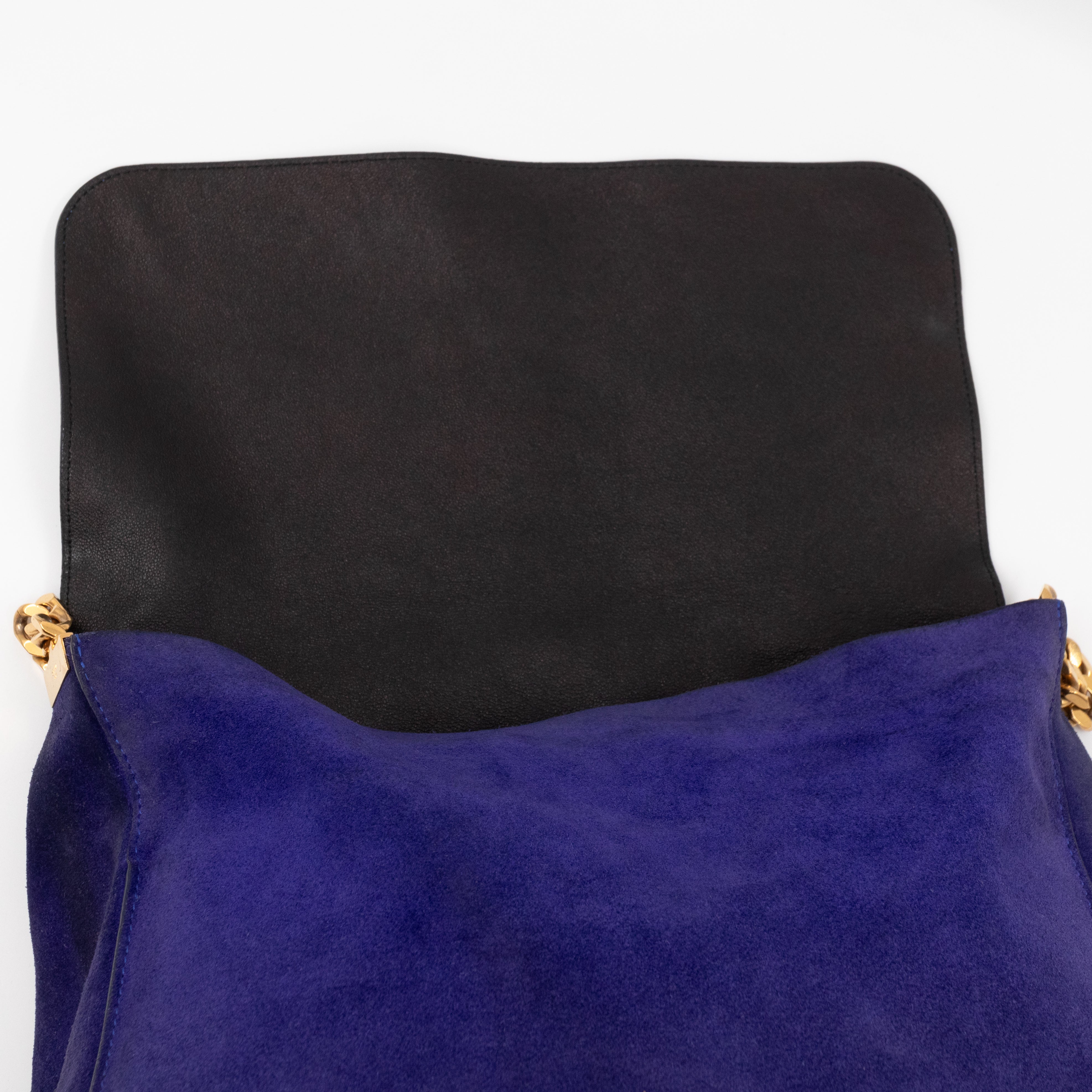 Gourmette Medium Purple Blue Suede