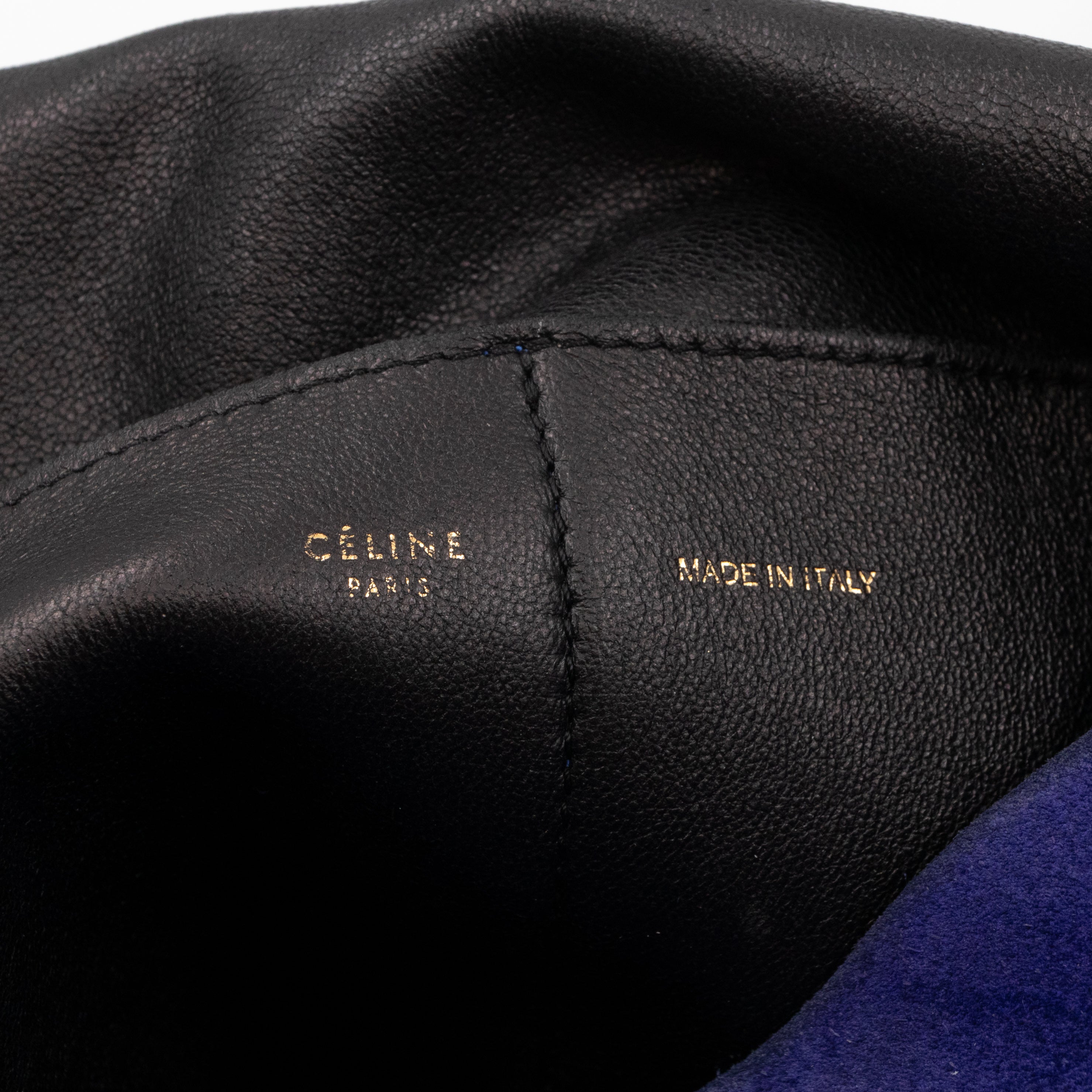 Gourmette Medium Purple Blue Suede