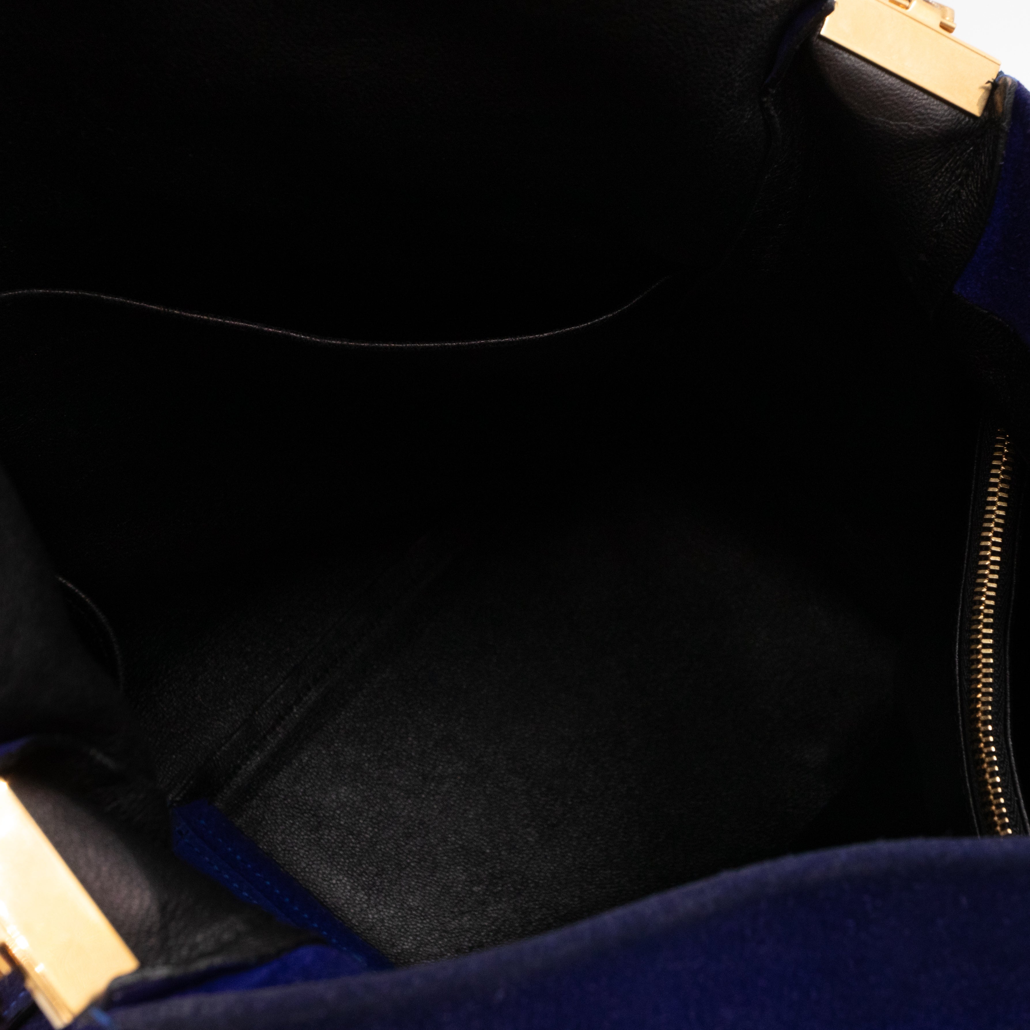 Gourmette Medium Purple Blue Suede