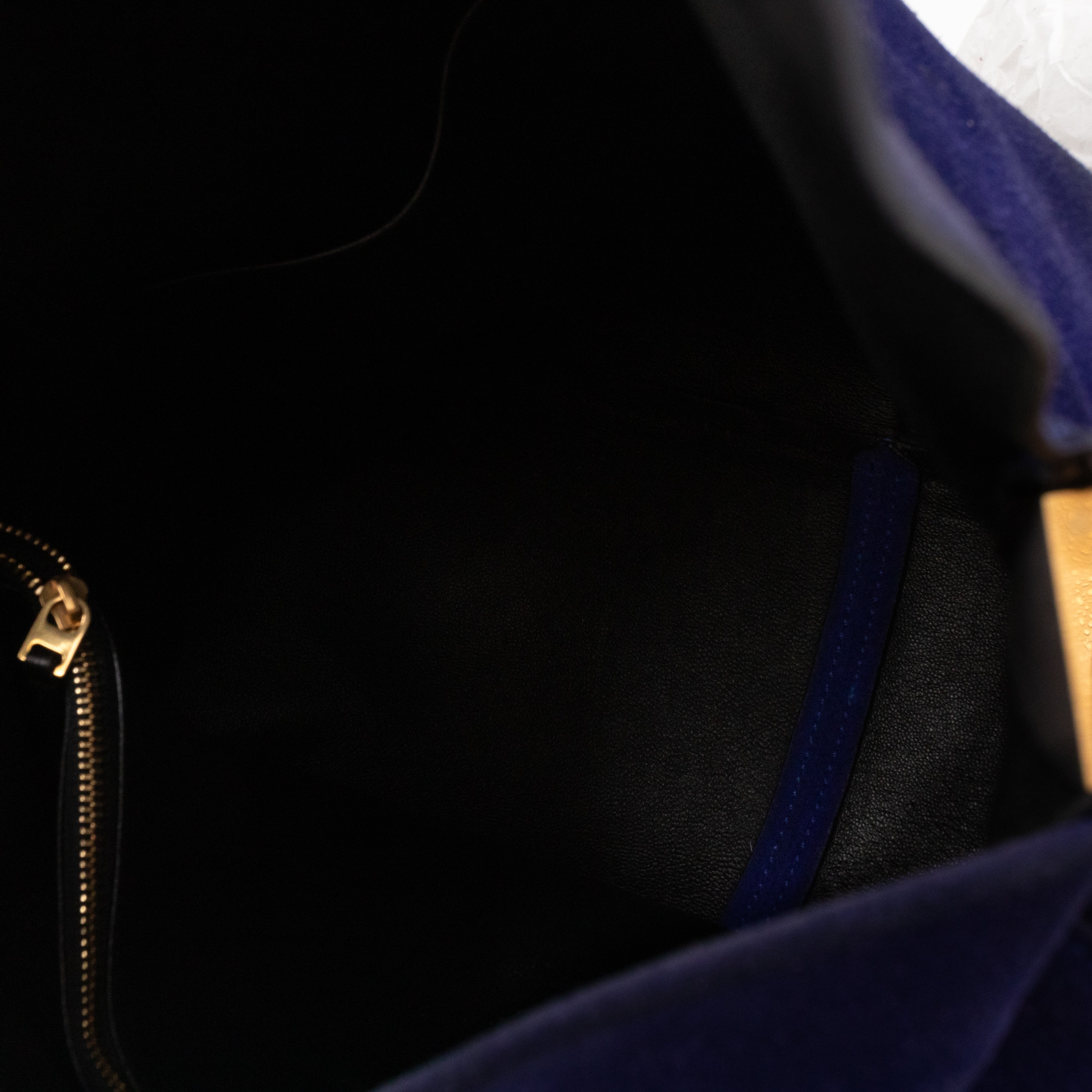 Gourmette Medium Purple Blue Suede