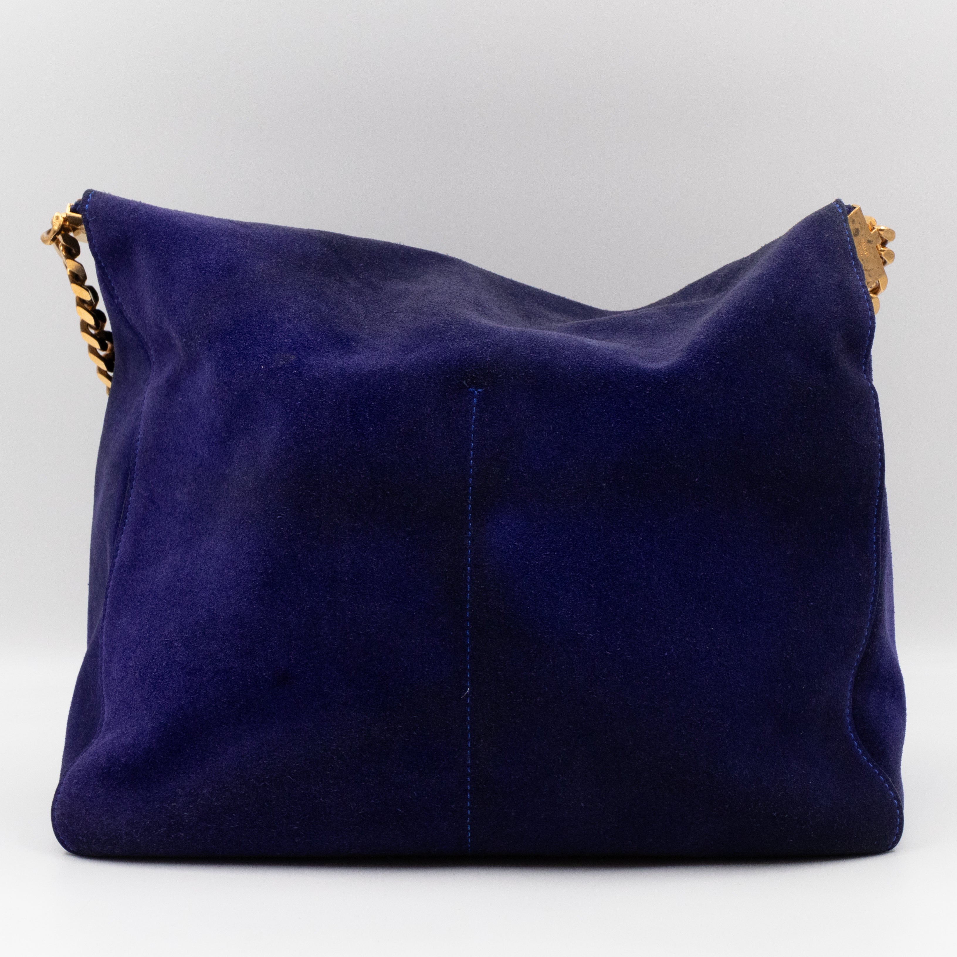 Gourmette Medium Purple Blue Suede